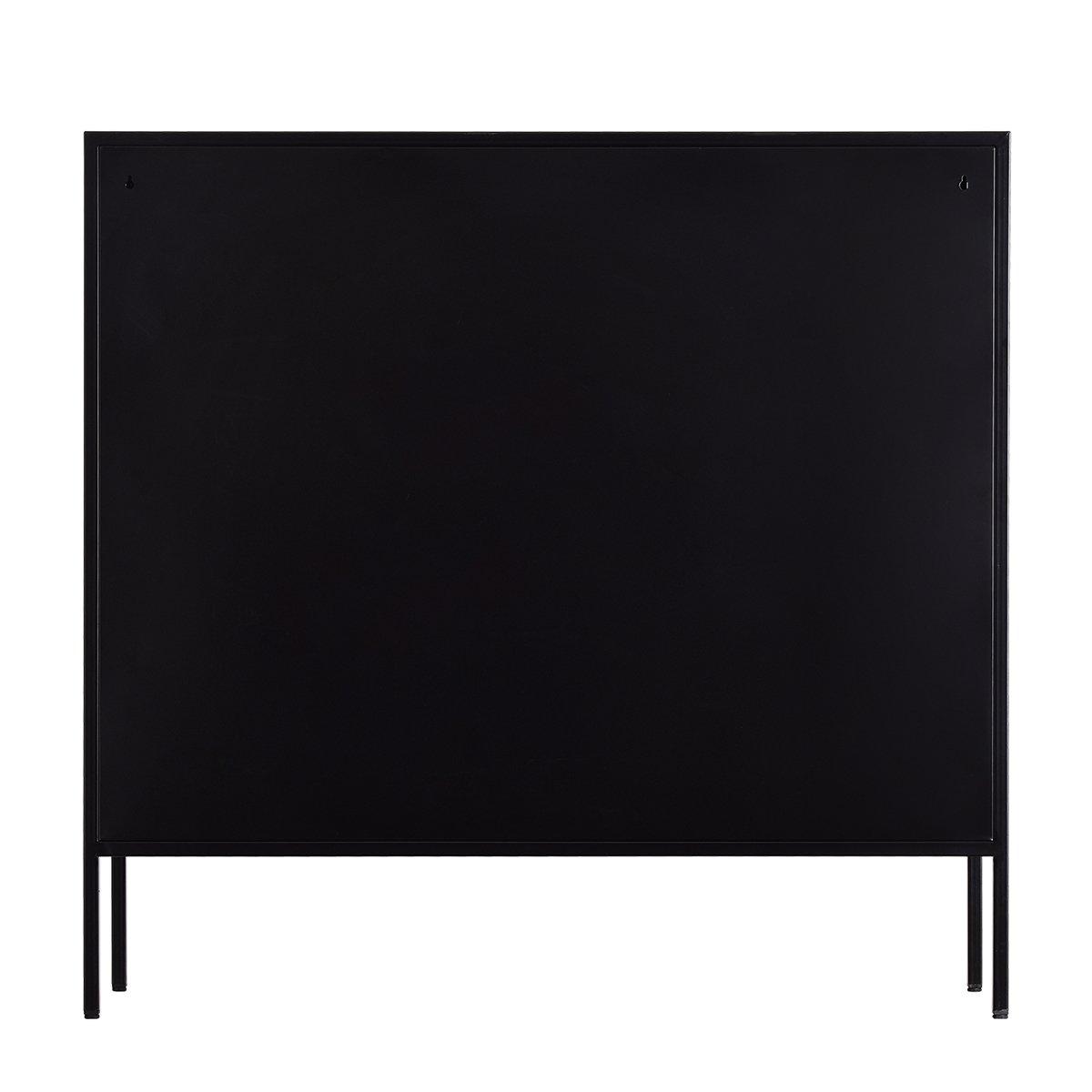 Black - FurnitureR - Storage Cabinet with Drawers and Shelves Sideboard Organizer for Living Room and Office - 7