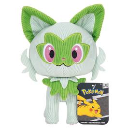 Pokemon GAME Pokemon Select Corduroy Sprigatito 8 Inch Plush Unique Fabric with Authentic Details