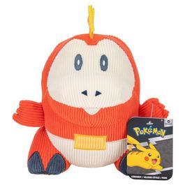 Pokemon GAME Pokemon Select Corduroy Fuecoco 8-Inch Plush - Unique Fabric with Authentic Details