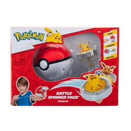 Pokemon Pokémon Pikachu Battle Spinner Pack Battle Spinner with Poké Ball Spinner Launcher