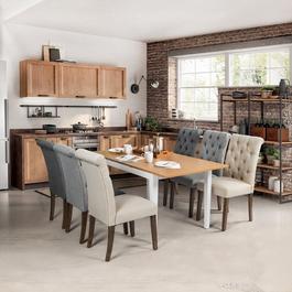 FurnitureR Dining Table with Butterfly Leaf Rectangular