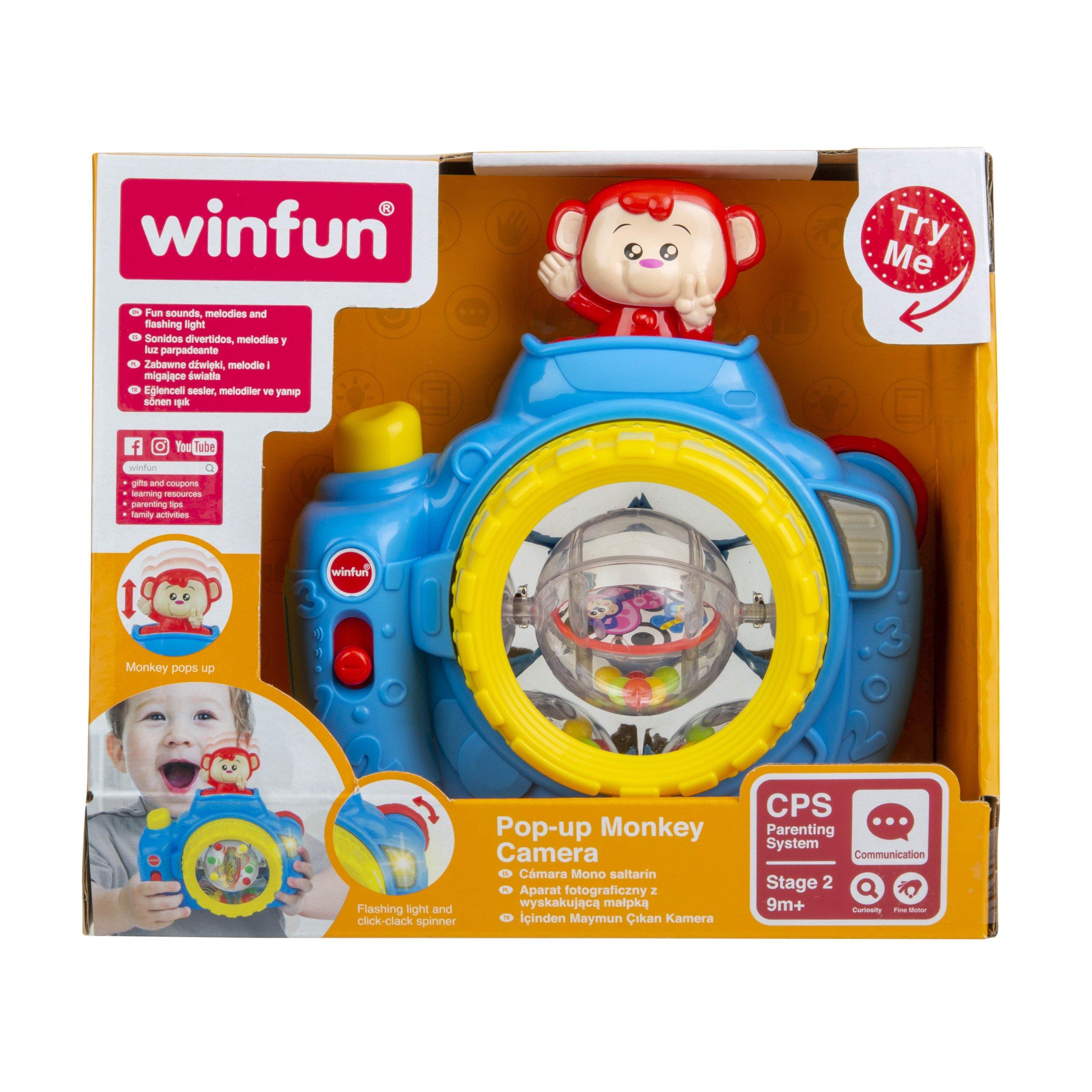 VIŠEBOJAN - Winfun - My First Baby Selfie Phone & Pop Up Monkey Camera Twin Pack - 1
