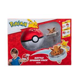 Pokemon Pokémon Eevee Battle Spinner Pack Battle Spinner with Poké Ball Spinner Launcher