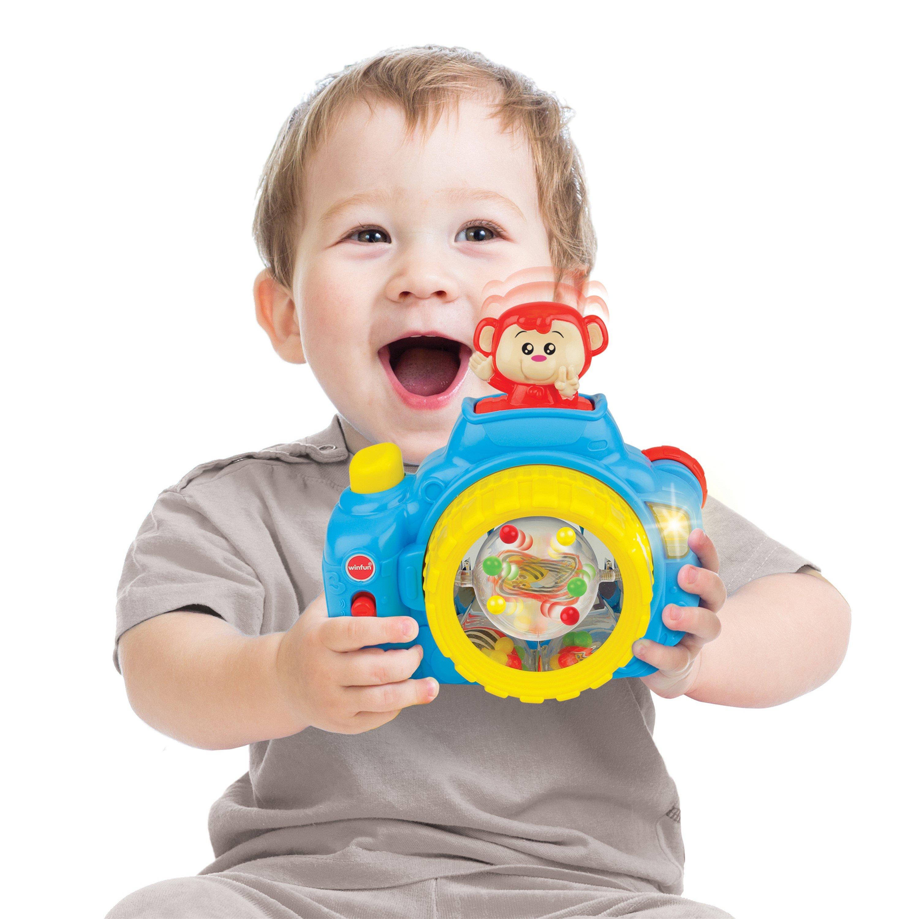 Winfun My First Baby Selfie Phone & Pop Up Monkey Camera Twin Pack ...