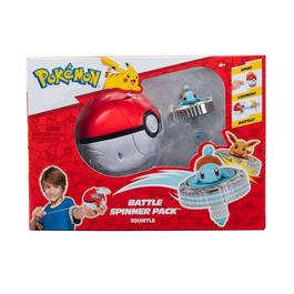 Pokemon Pokémon Squirtle Battle Spinner Pack Battle Spinner with Poké Ball Spinner Launcher