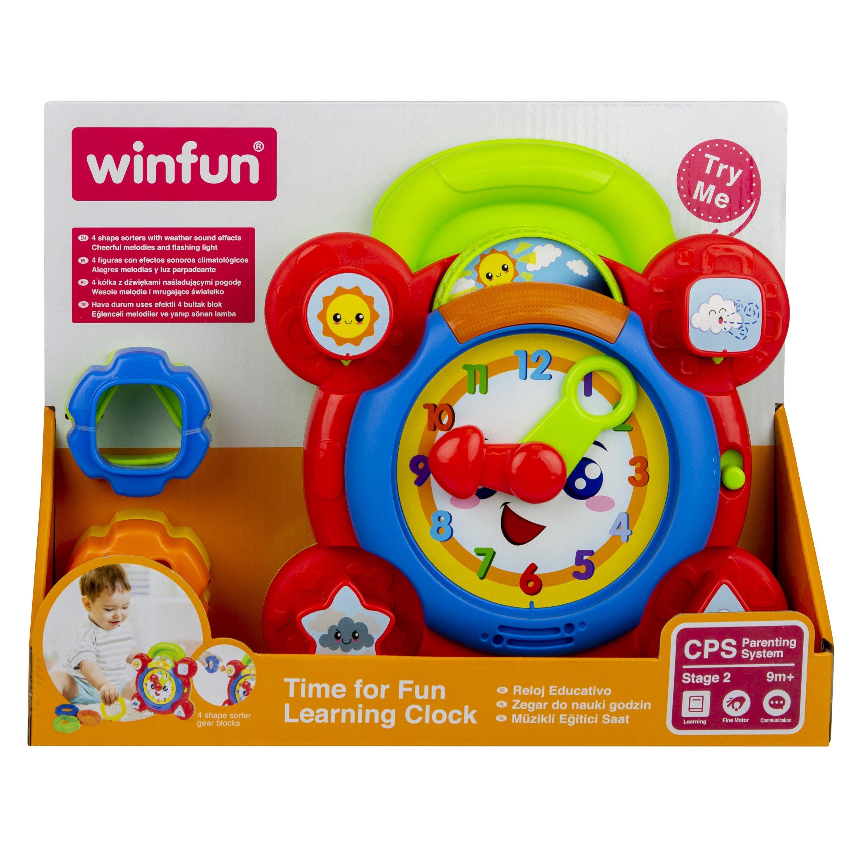 Meerkleurig - Winfun - Time for Fun Learning Clock - 2