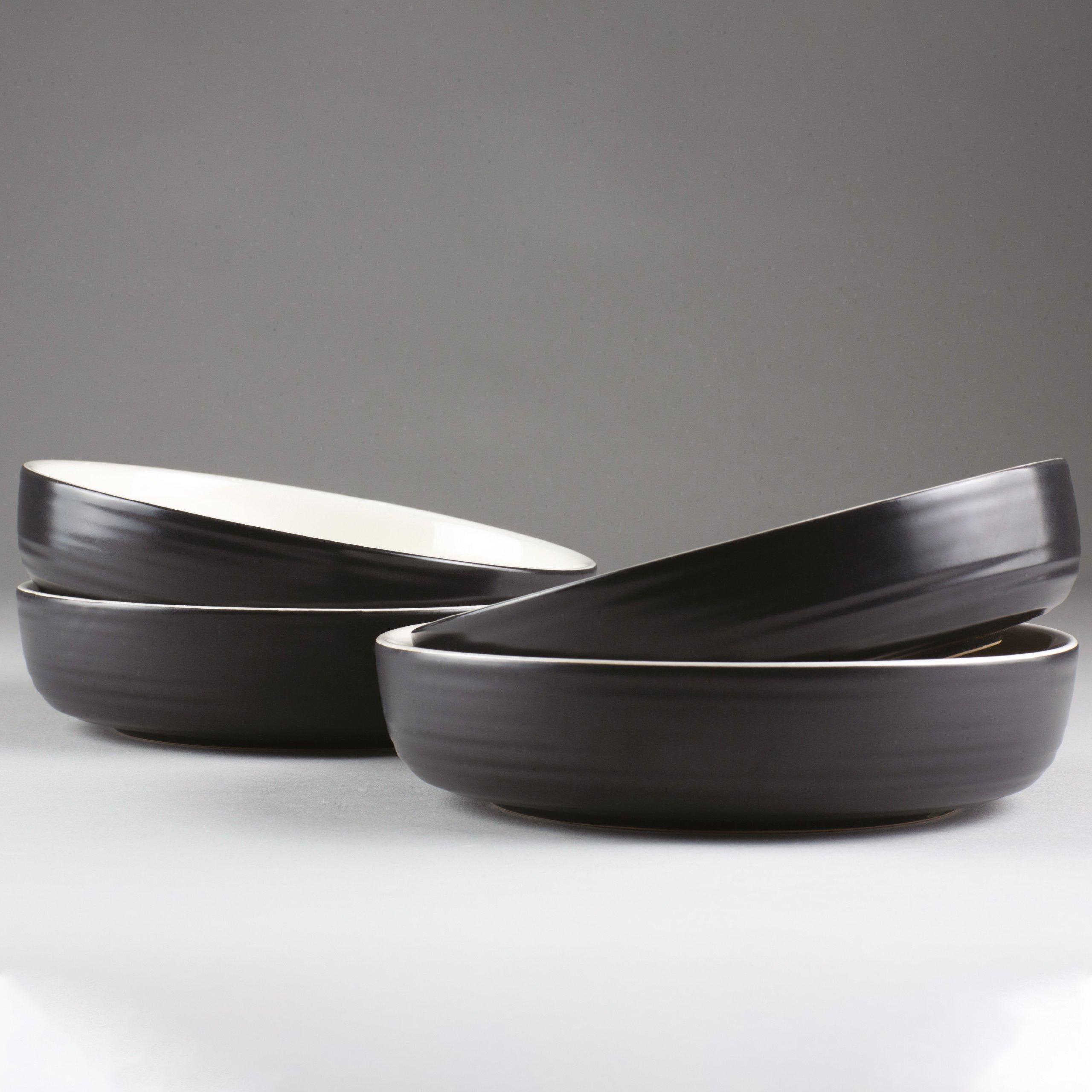 Black/Cream - Carnaby - Carnaby 4Pc Pastabowl 99 - 4