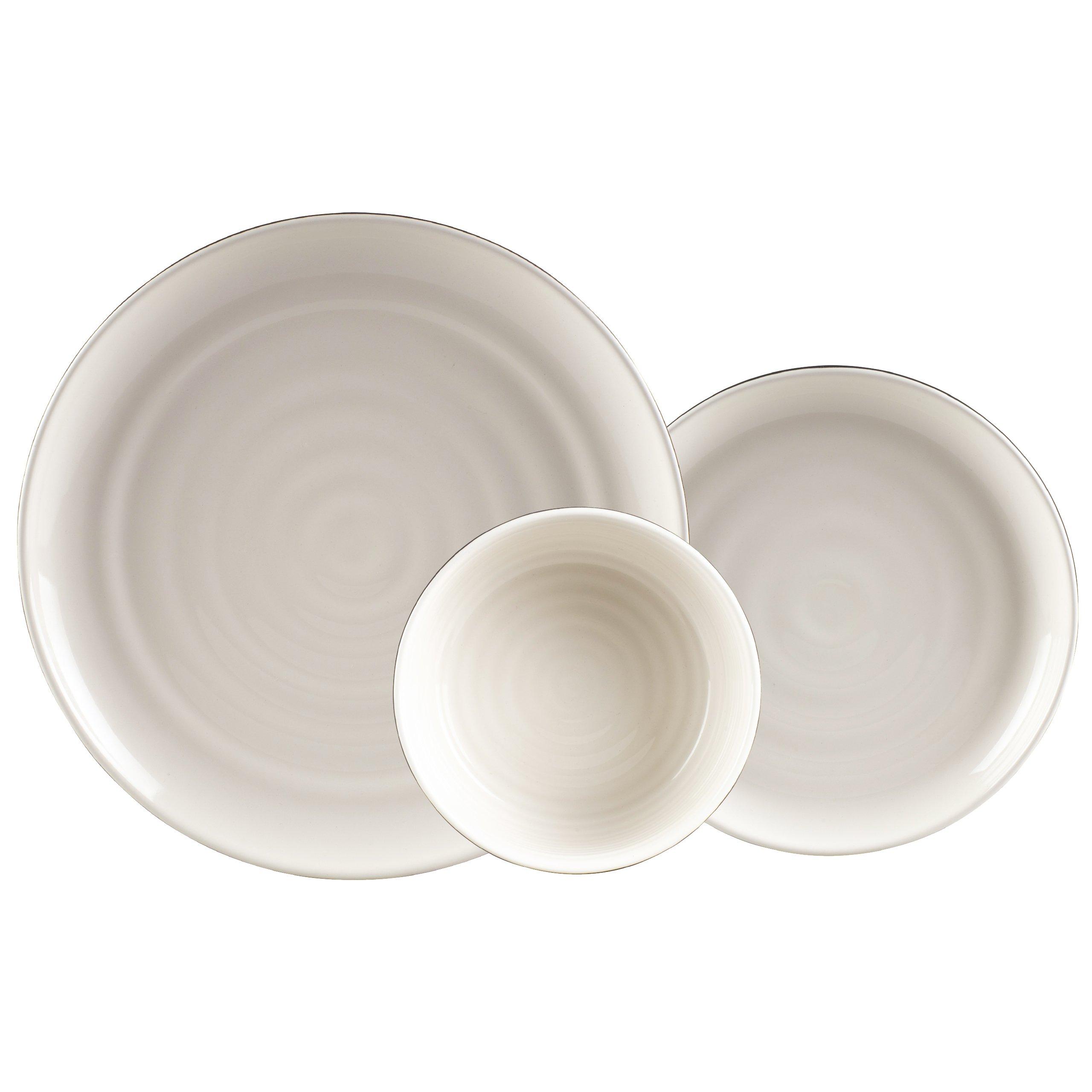Noir/Crème - Carnaby - Carnaby 12pc DinnerSet 99 - 2