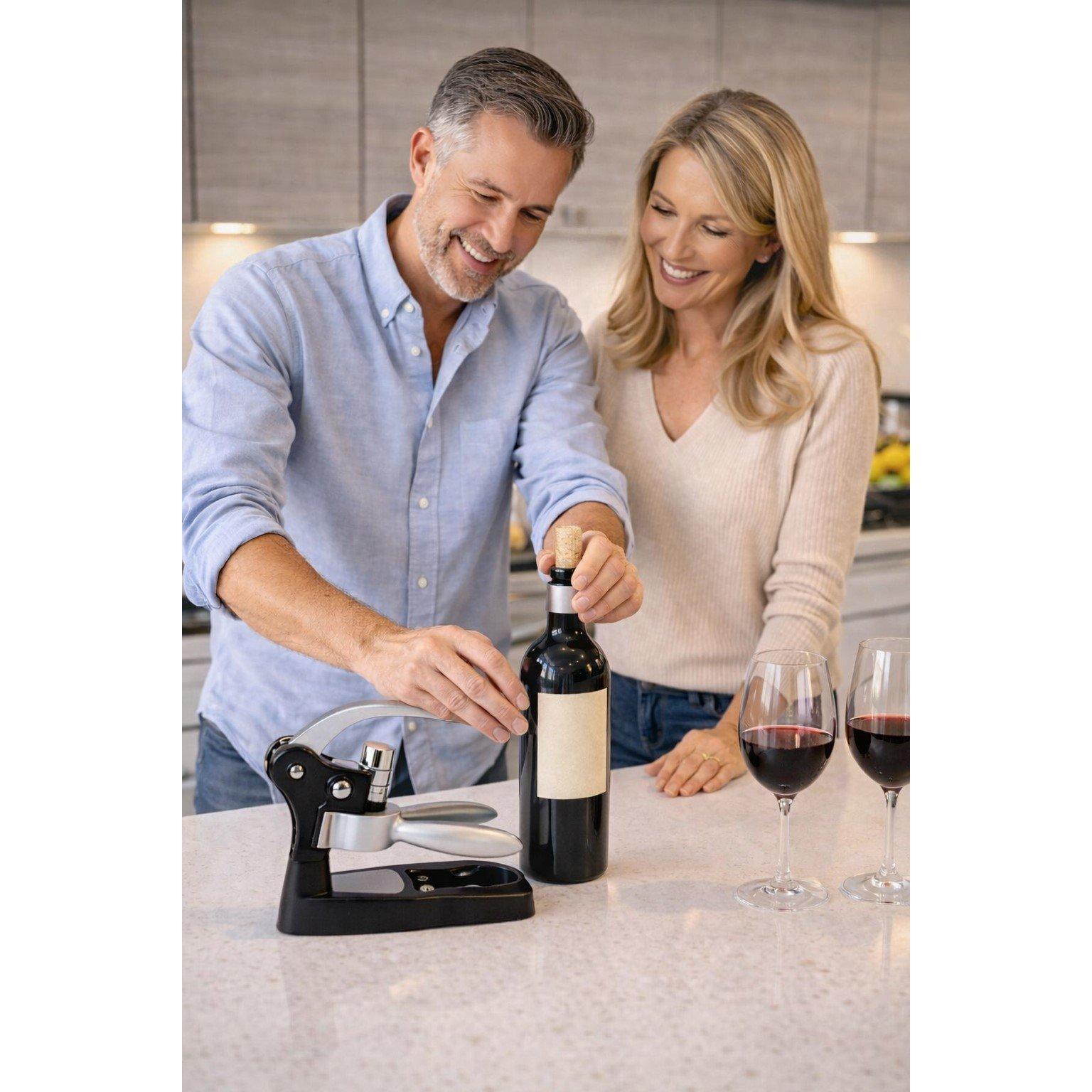 Meerkleurig - Alpina - EQUINOX Luxury Lever Corkscrew Wine Opener