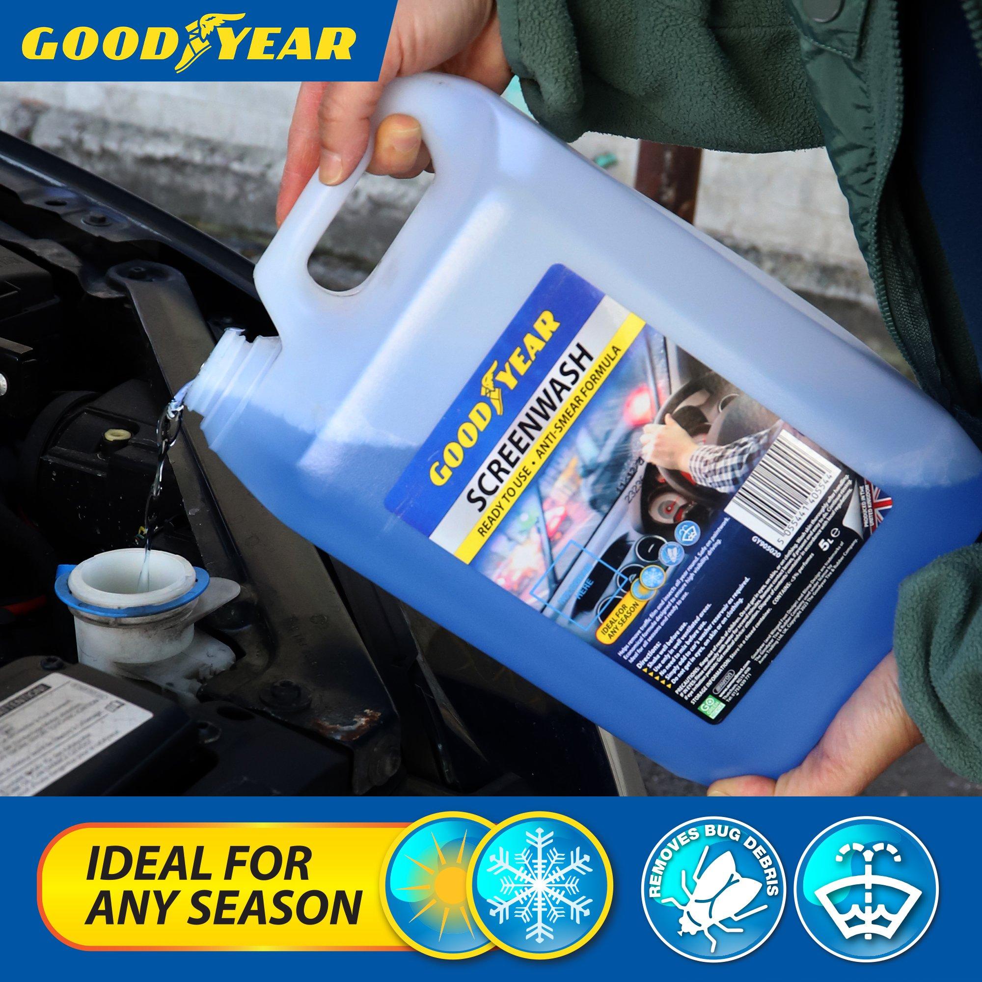 Blue - Goodyear - Goodyear Blue Screenwash 1 Litre and 5 Litre - 11