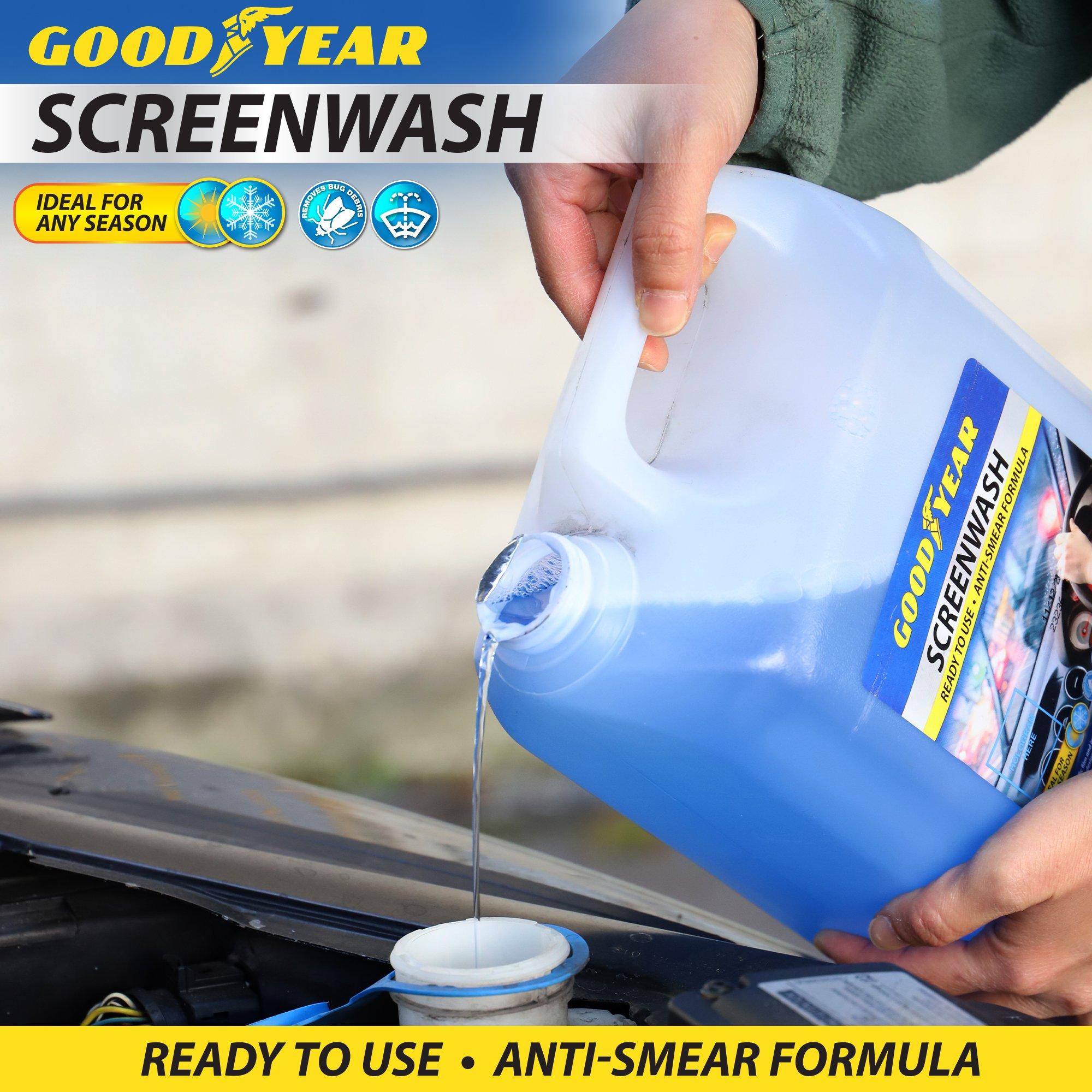 Blue - Goodyear - Goodyear Blue Screenwash 1 Litre and 5 Litre - 9