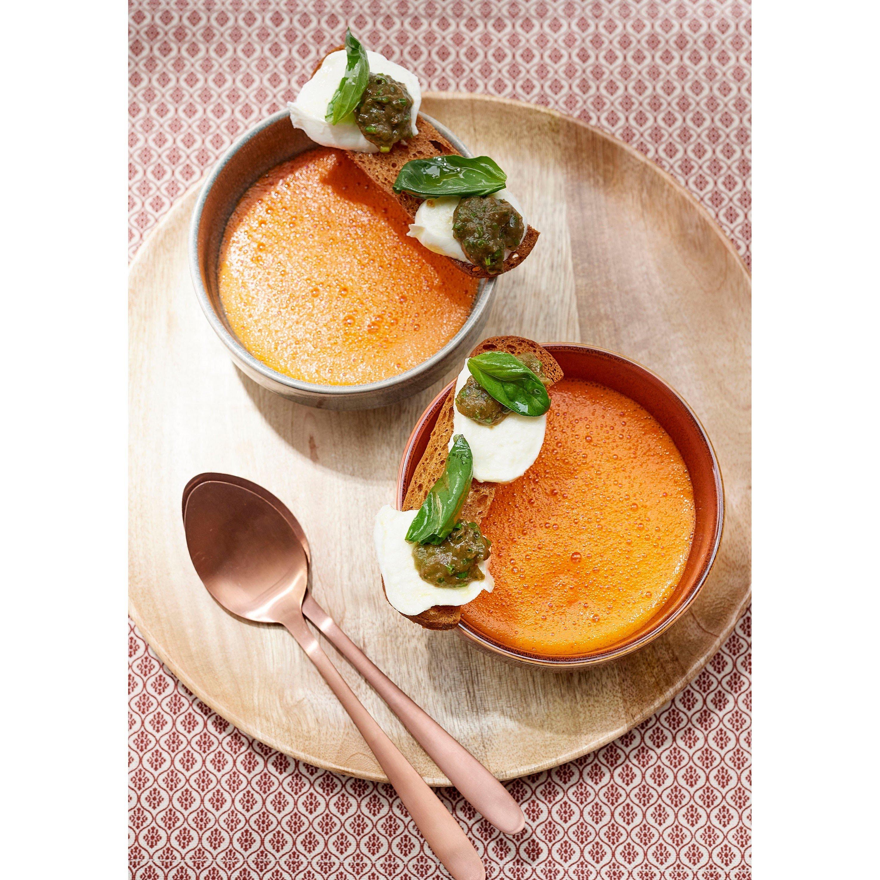 30x2cm - Mica - Duko plate round brown - 3