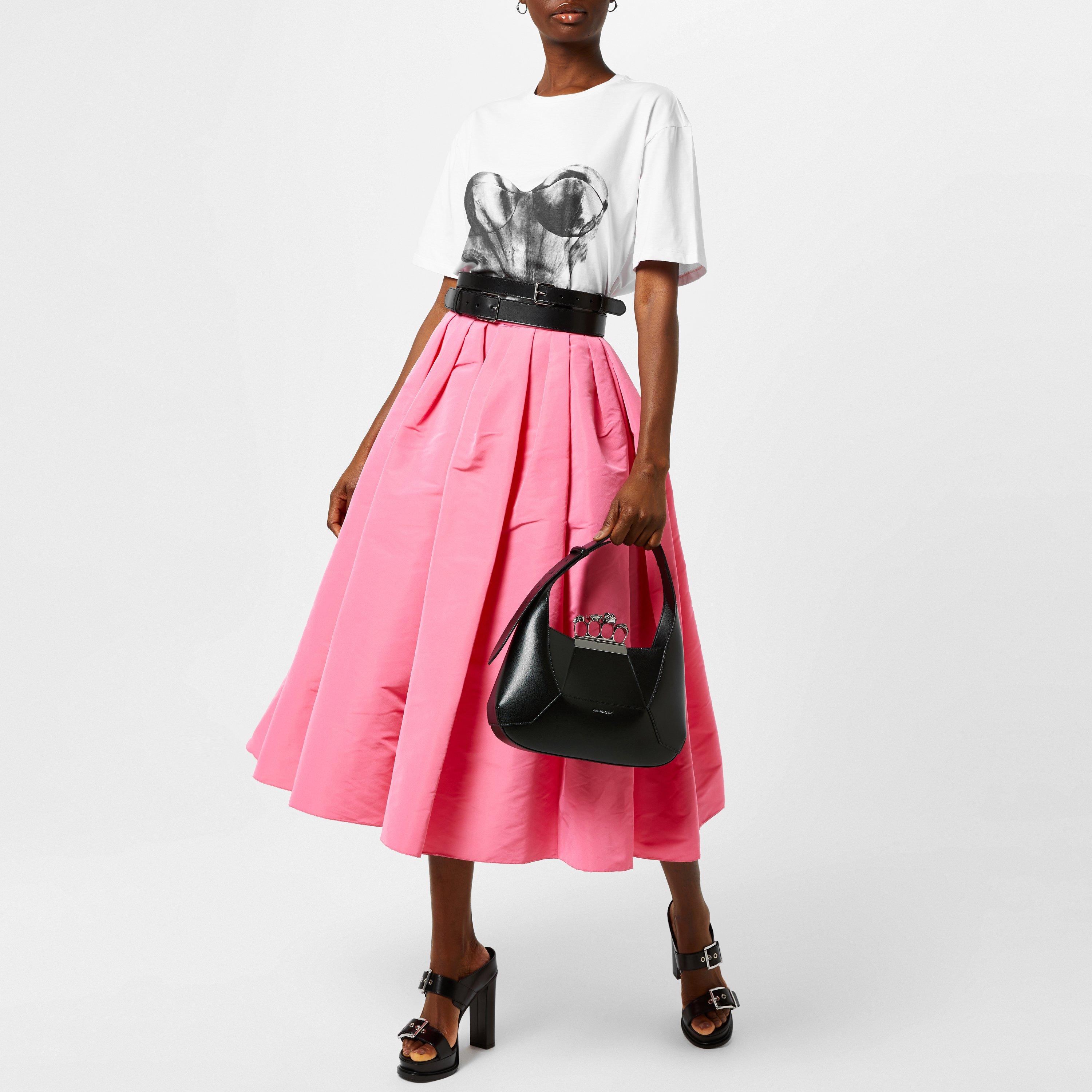【関税込み】alexander mcqueen Maxi bow leather skirt Alexander Mcqueen Bow Detail Slim Maxi Skirt | David Jones