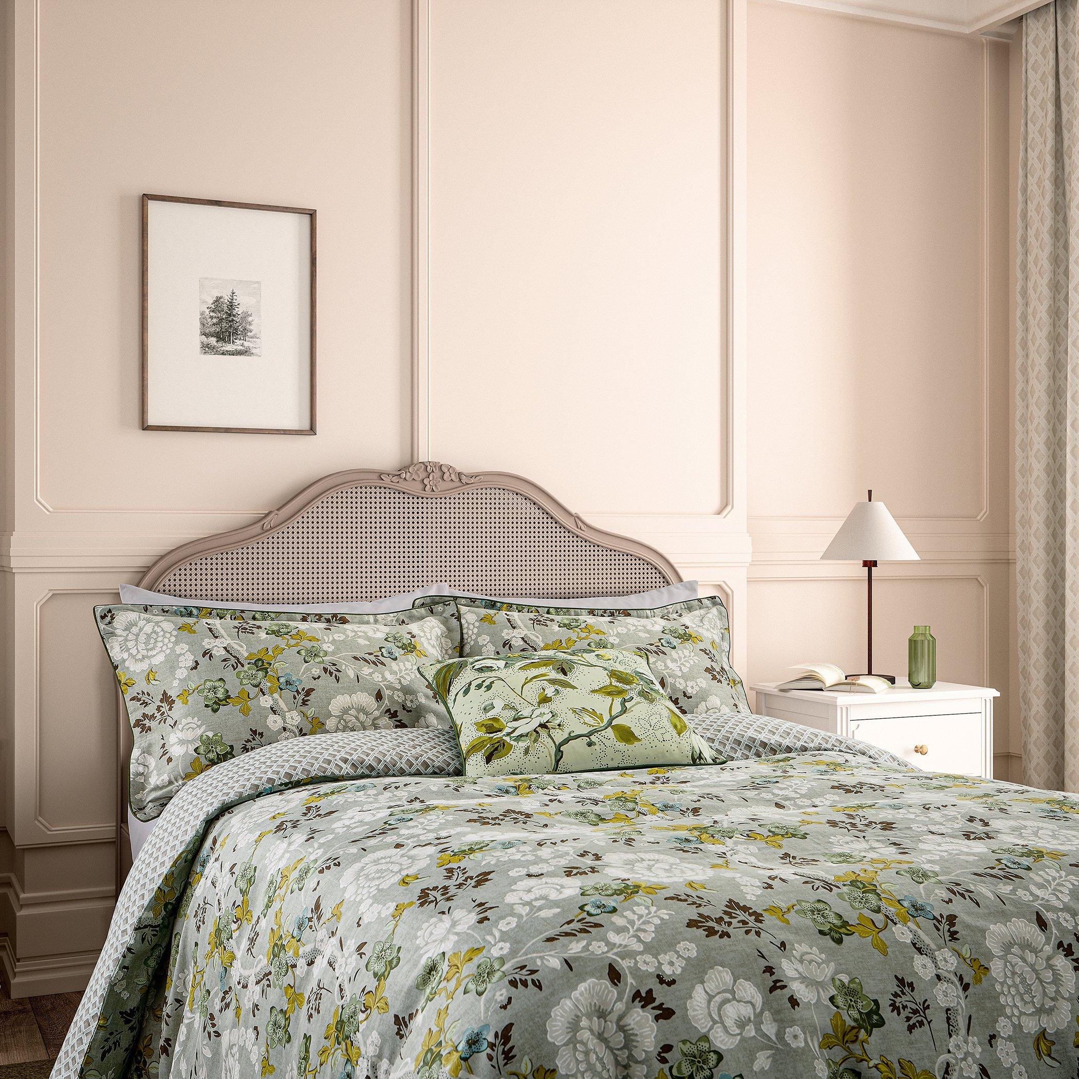 Seagrass - English Heritage - Eagle House Damask Duvet Cover Set - 2