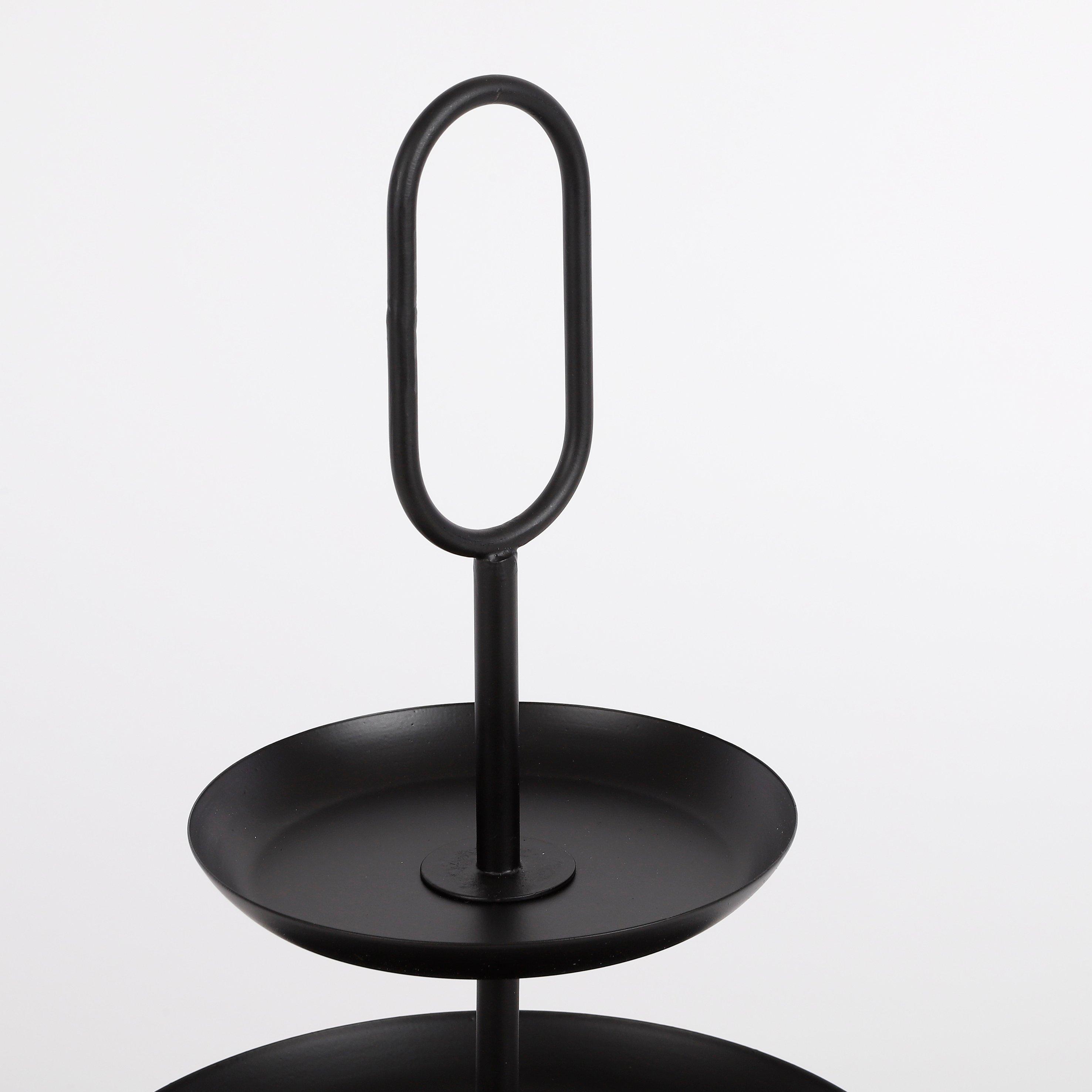 Black - Mica - Rama tiered stand - 2