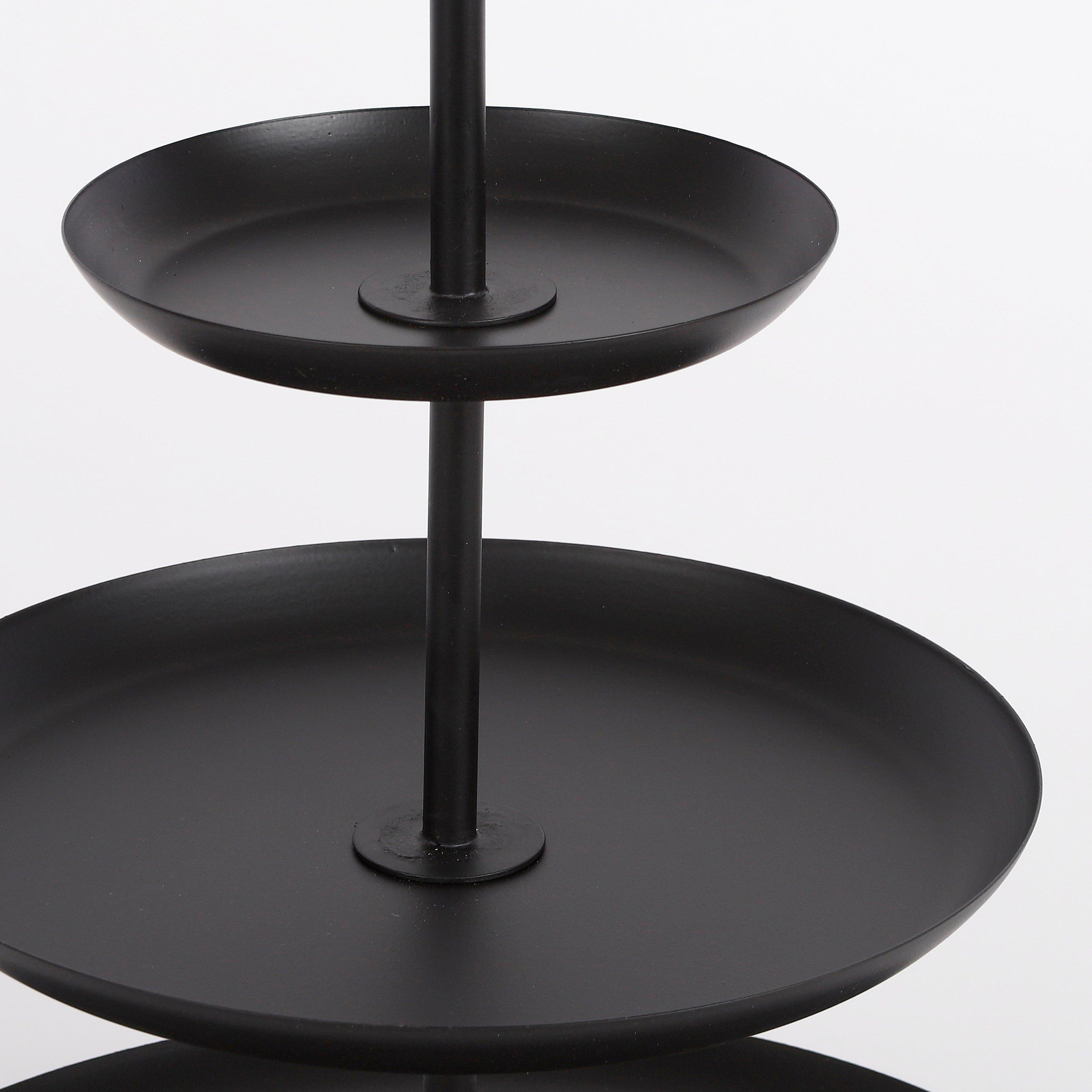 Black - Mica - Rama tiered stand - 3