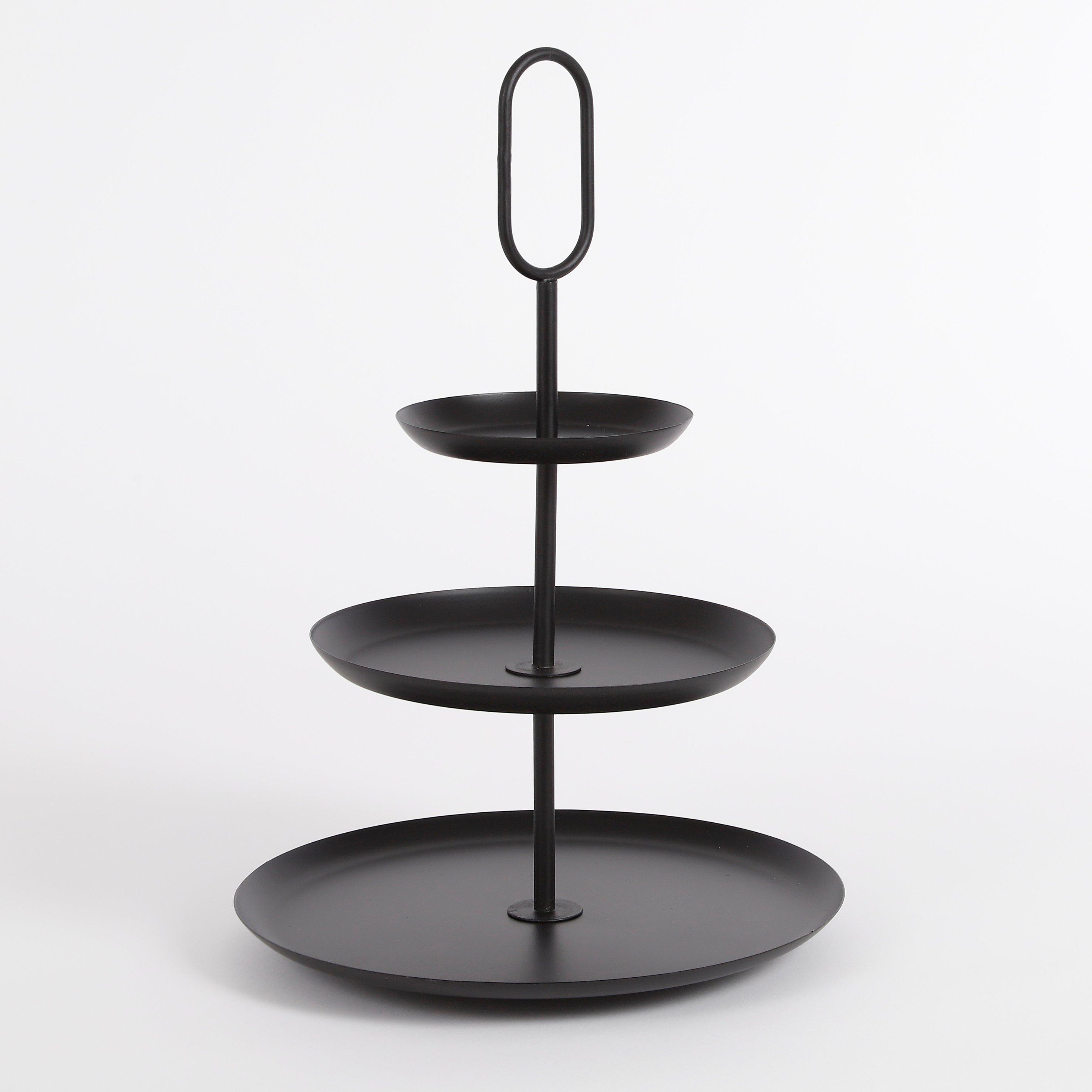 Black - Mica - Rama tiered stand - 4