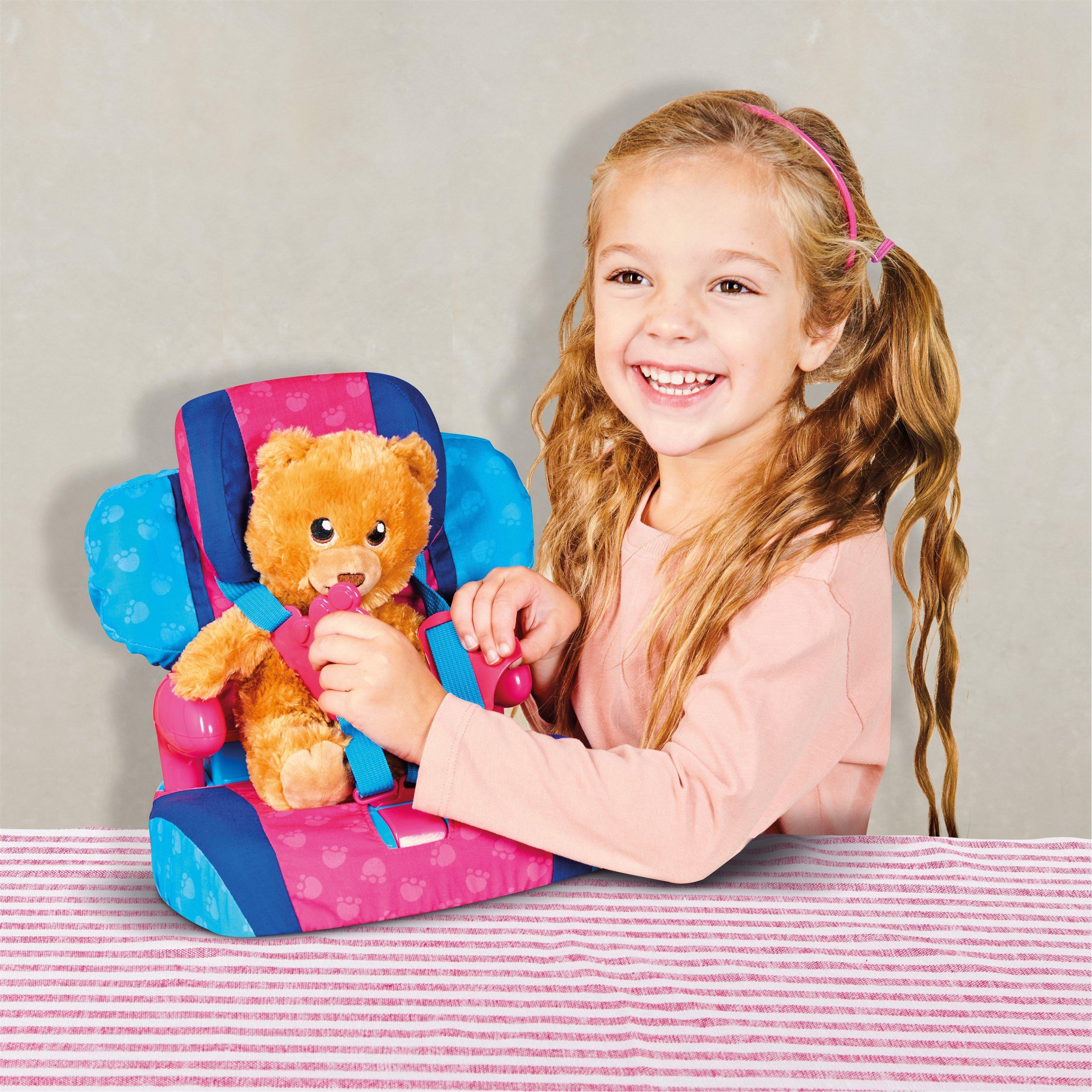 Casdon Build-a-Bear Workshop Furry Friend Toy Car Booster Seat | Sports ...