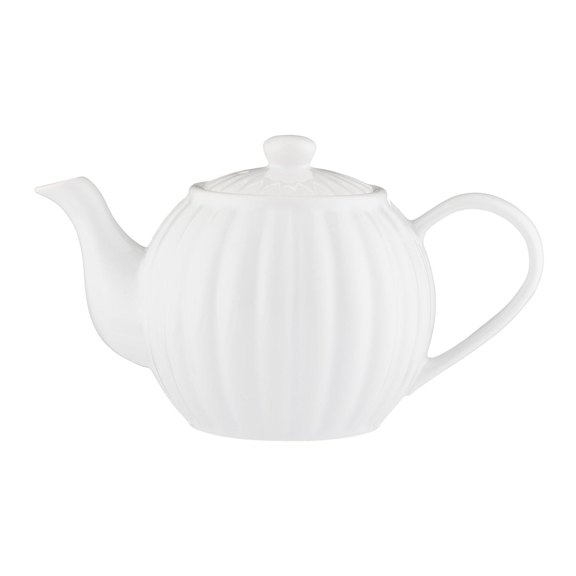Price And Kensington  Luxe 6 Cup Teapot - White - 6 Cup