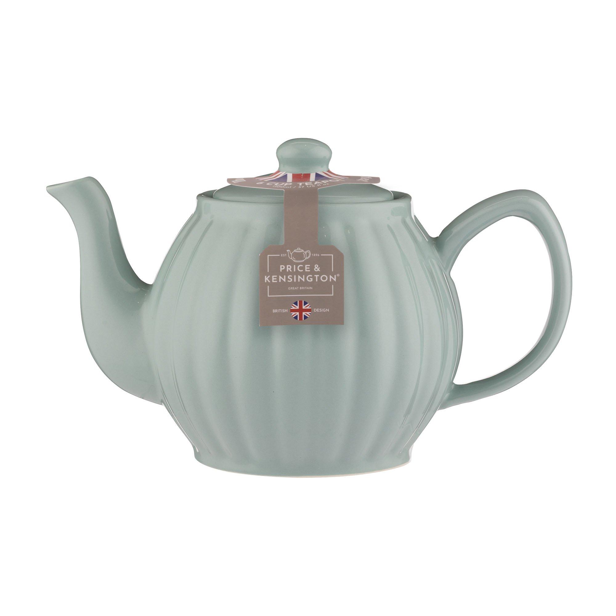 Price And Kensington  Luxe 6 Cup Teapot - Duckegg - 6 Cup
