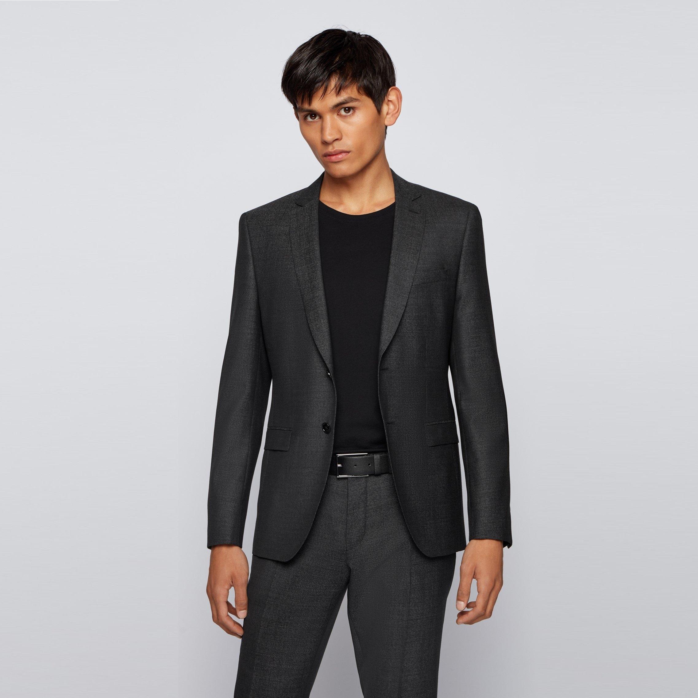 Black - Boss - Carmello-S 10171931 01 Leather Belt Mens - 6