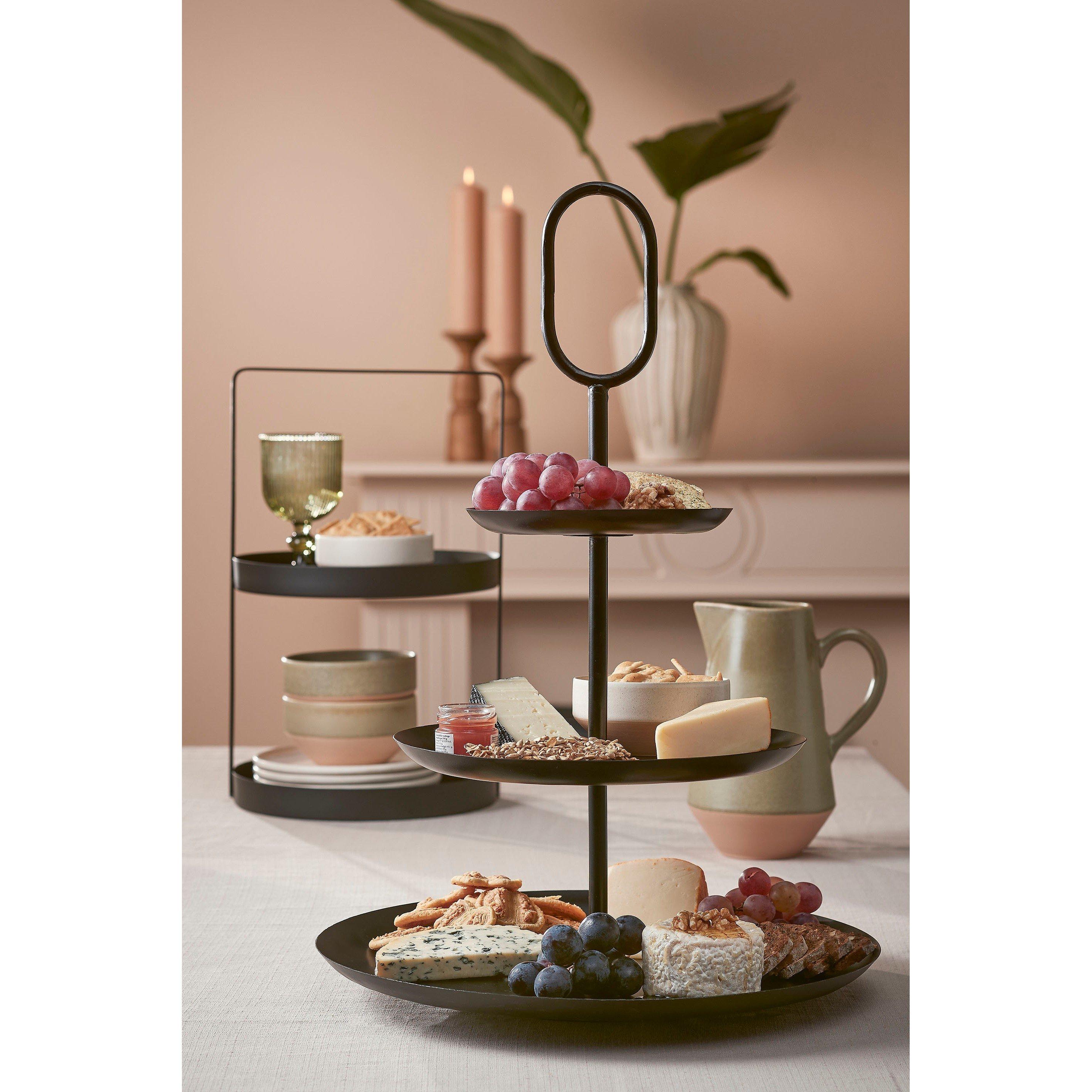 Black - Mica - Tiered stand - 6