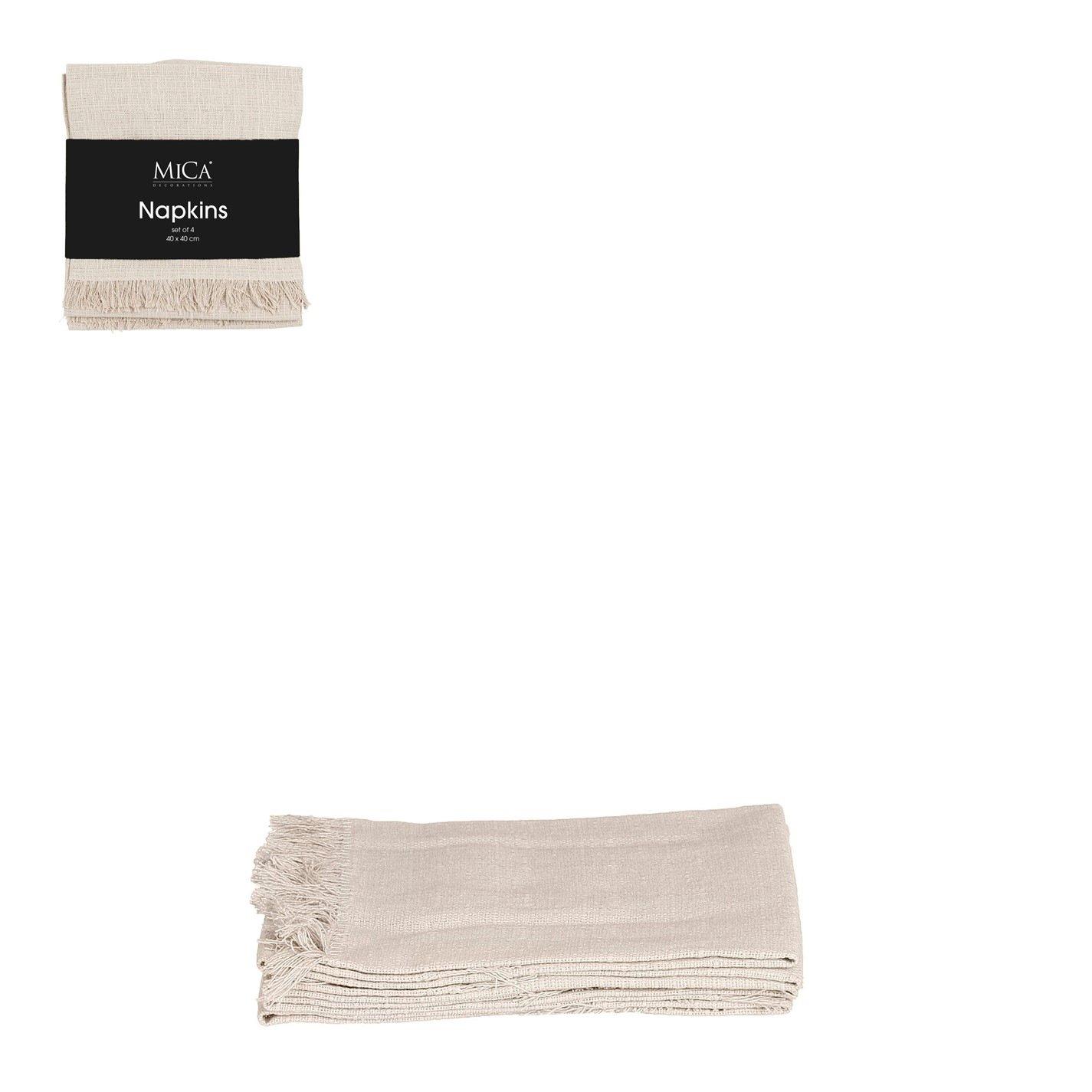 40x40cm - Mica - Villia napkin 4 pieces - 1