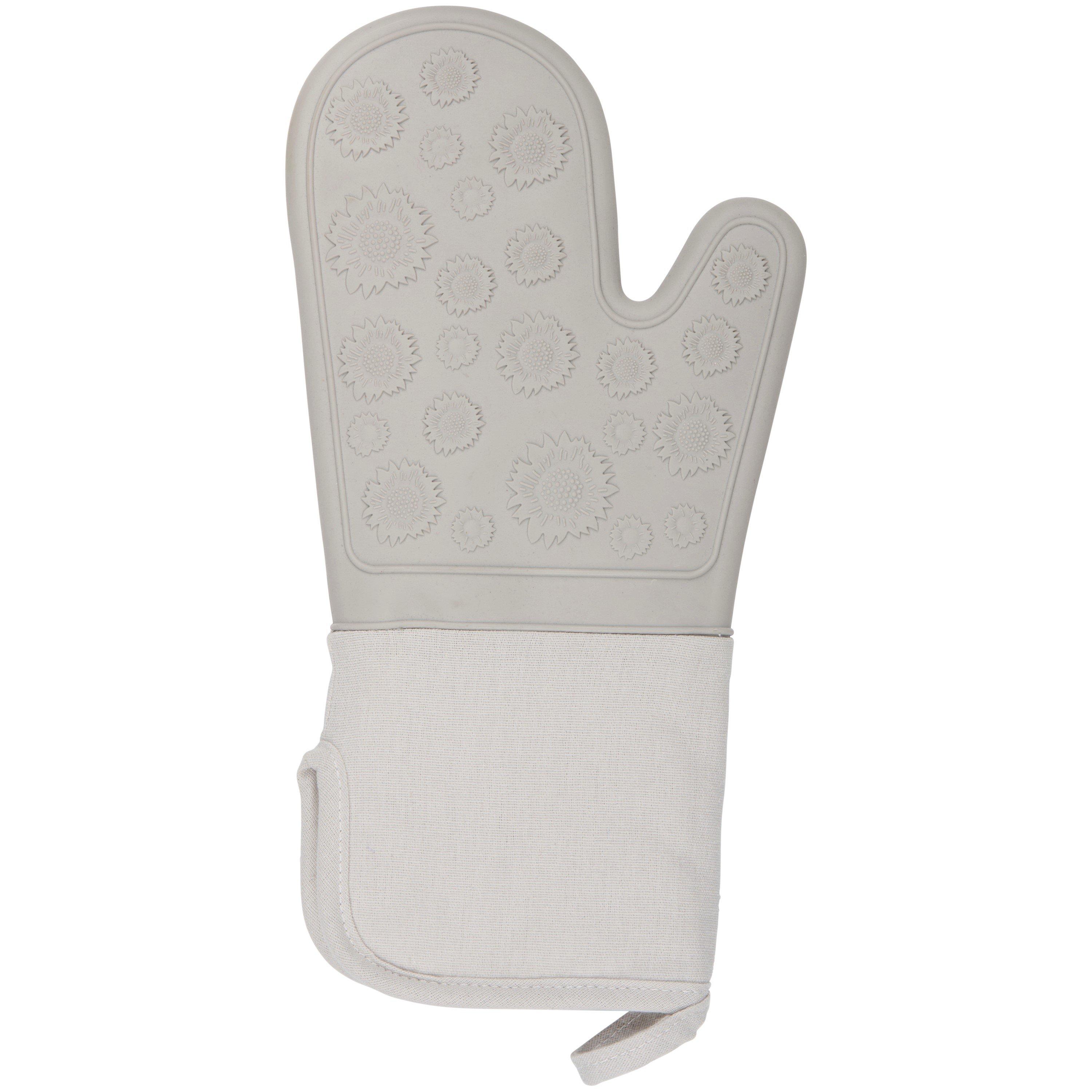 Meerkleurig - Alpina - ALPINA Oven Mitt and Pot Holder 34x17.5cm Grey - 3