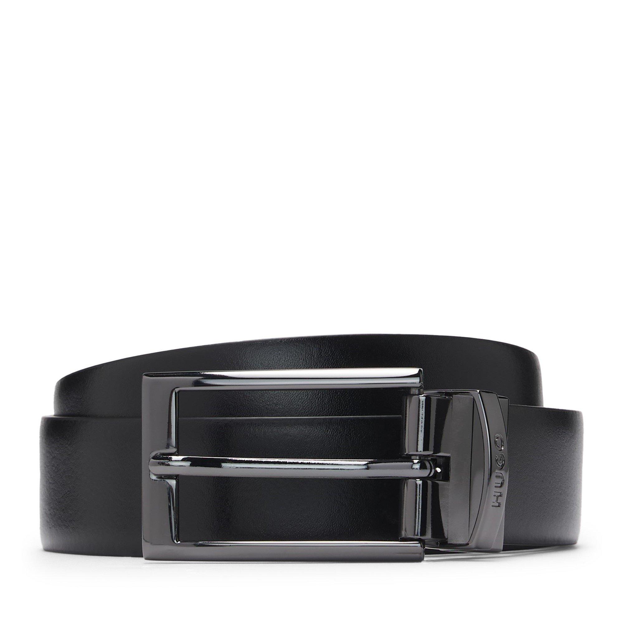 Black - Hugo - Elvio-U 10187984 01 Leather Belt Mens - 2