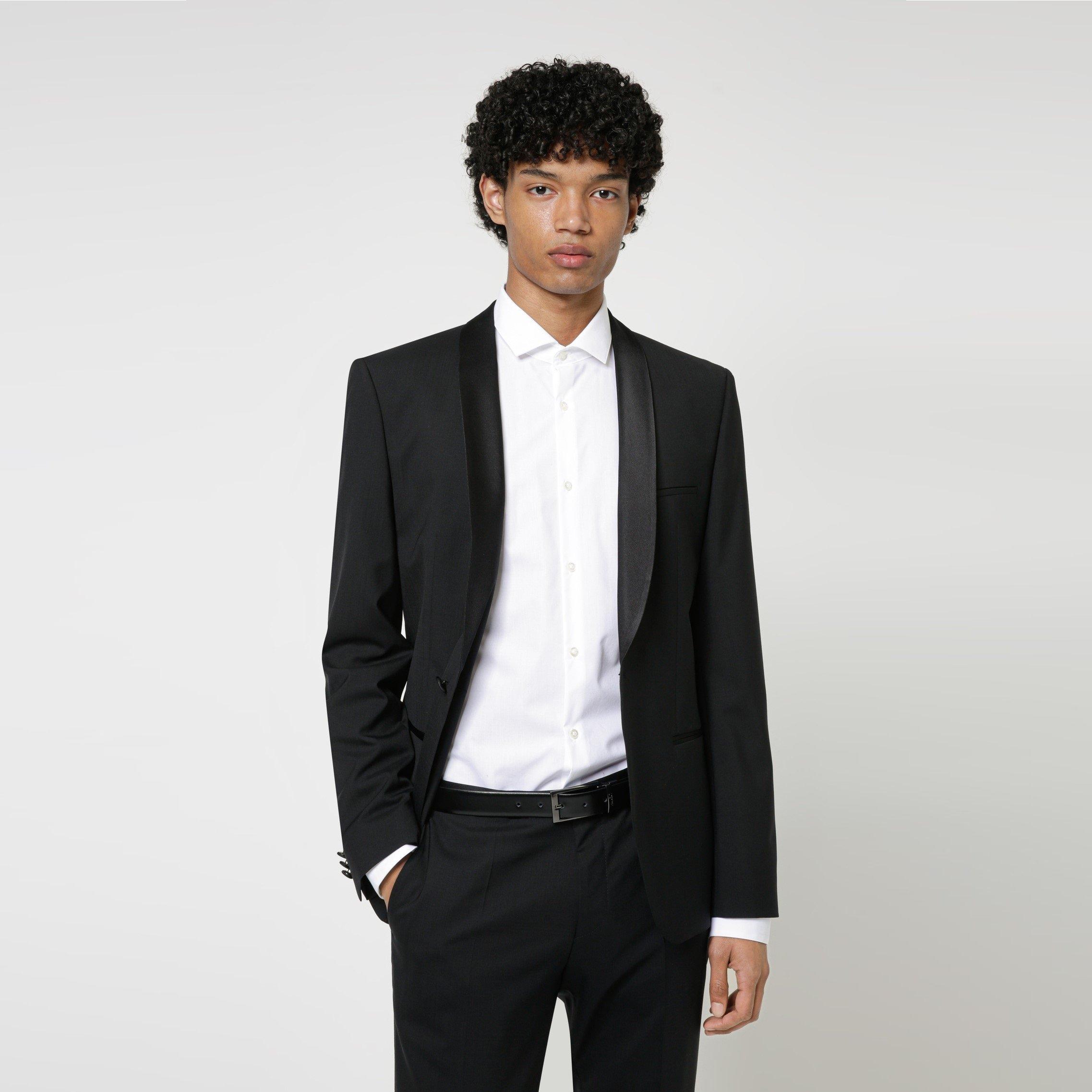 Black - Hugo - Elvio-U 10187984 01 Leather Belt Mens - 7