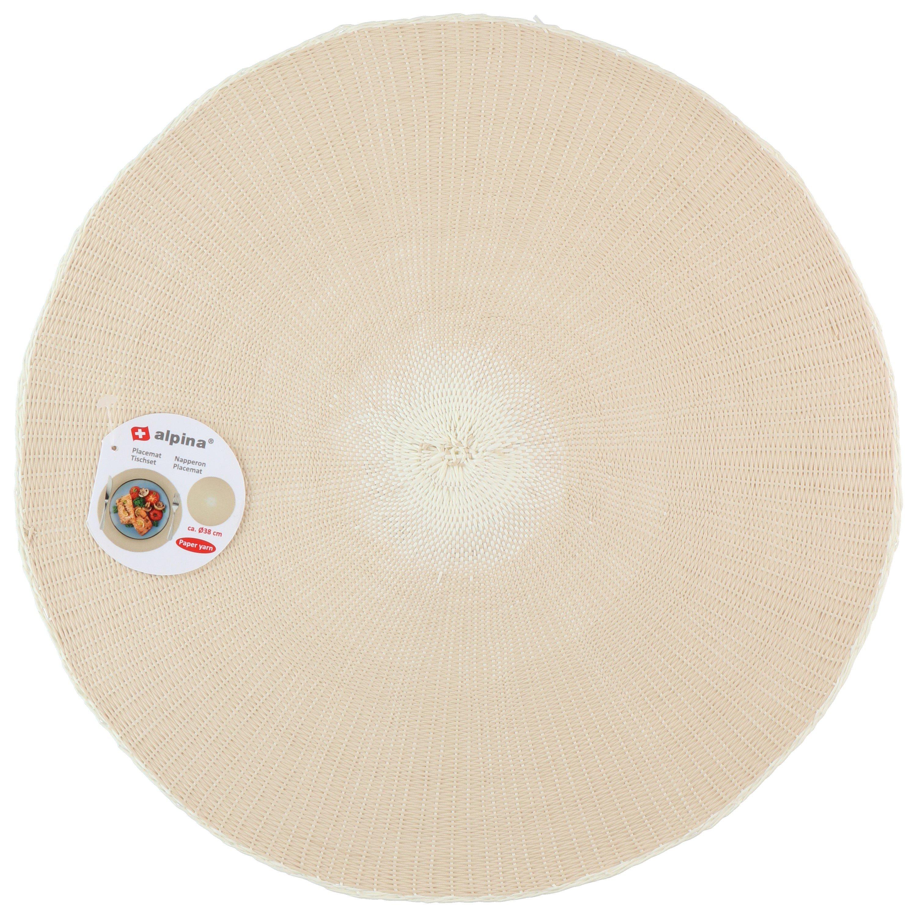 Meerkleurig - Alpina - ALPINA Placemat Round Paper Yarn 38cm - 2