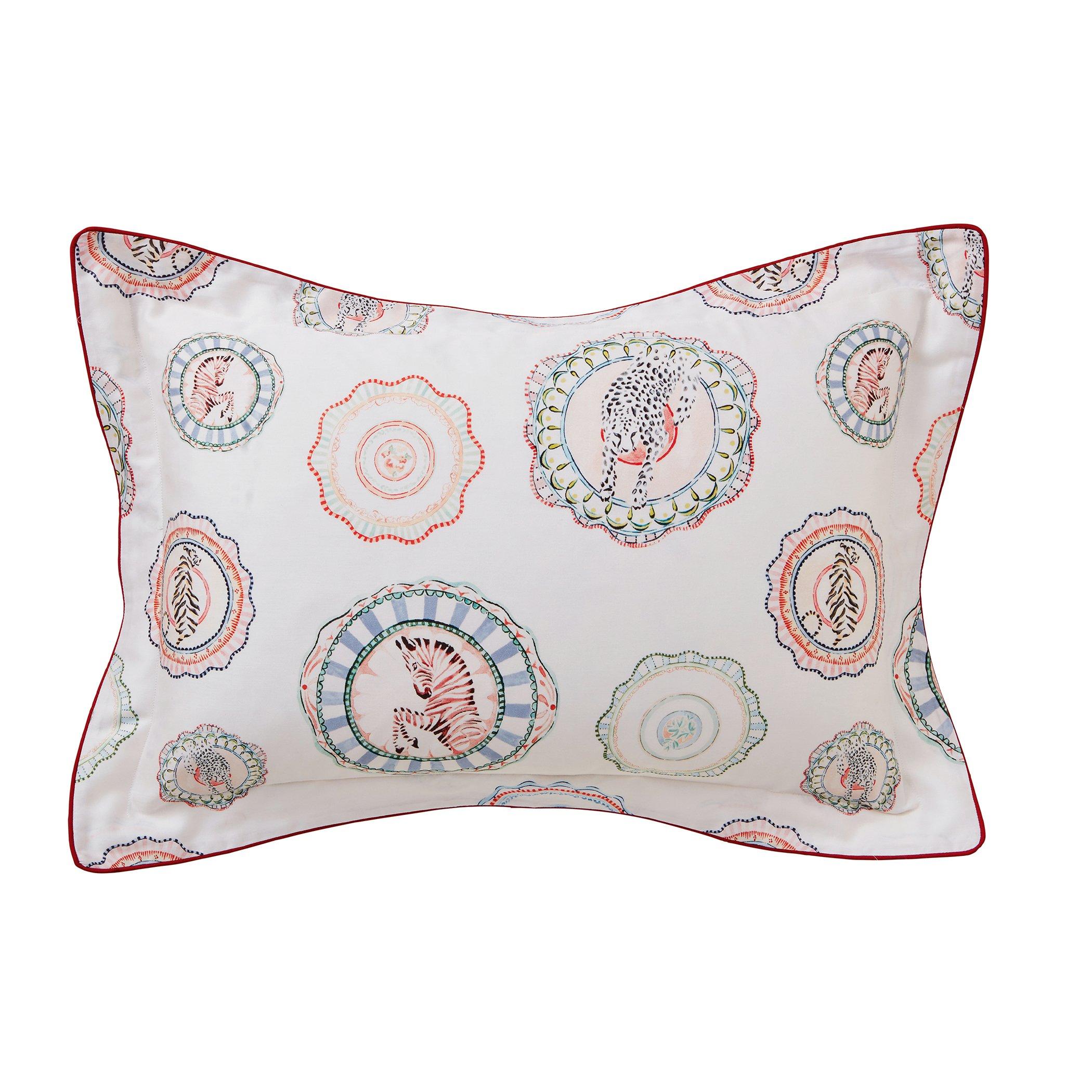 Multi - Yvonne Ellen - Vintage Plates Duvet Cover Set - 4