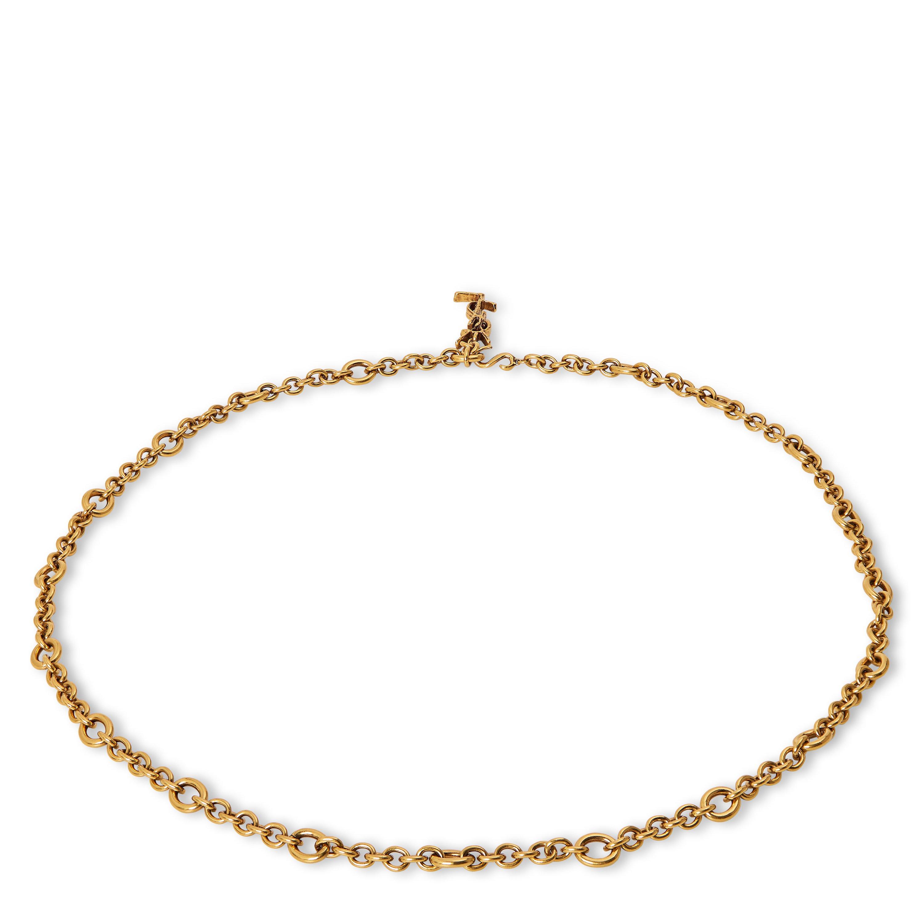Light Bronze - Saint Laurent - Women's Chain Belt - 2