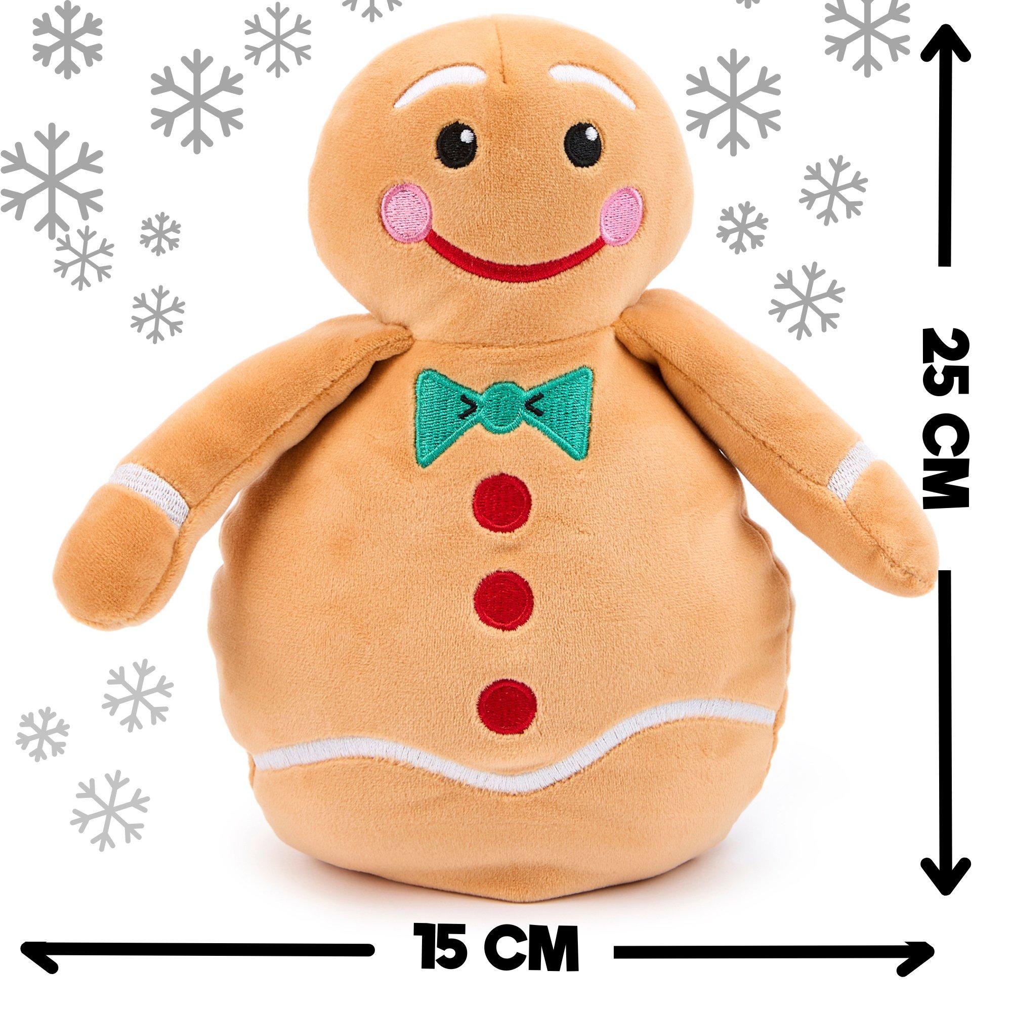 Smeđa - Zappi Co - Zappi Co Gingerbread Man Soft Toy 25cm - 5