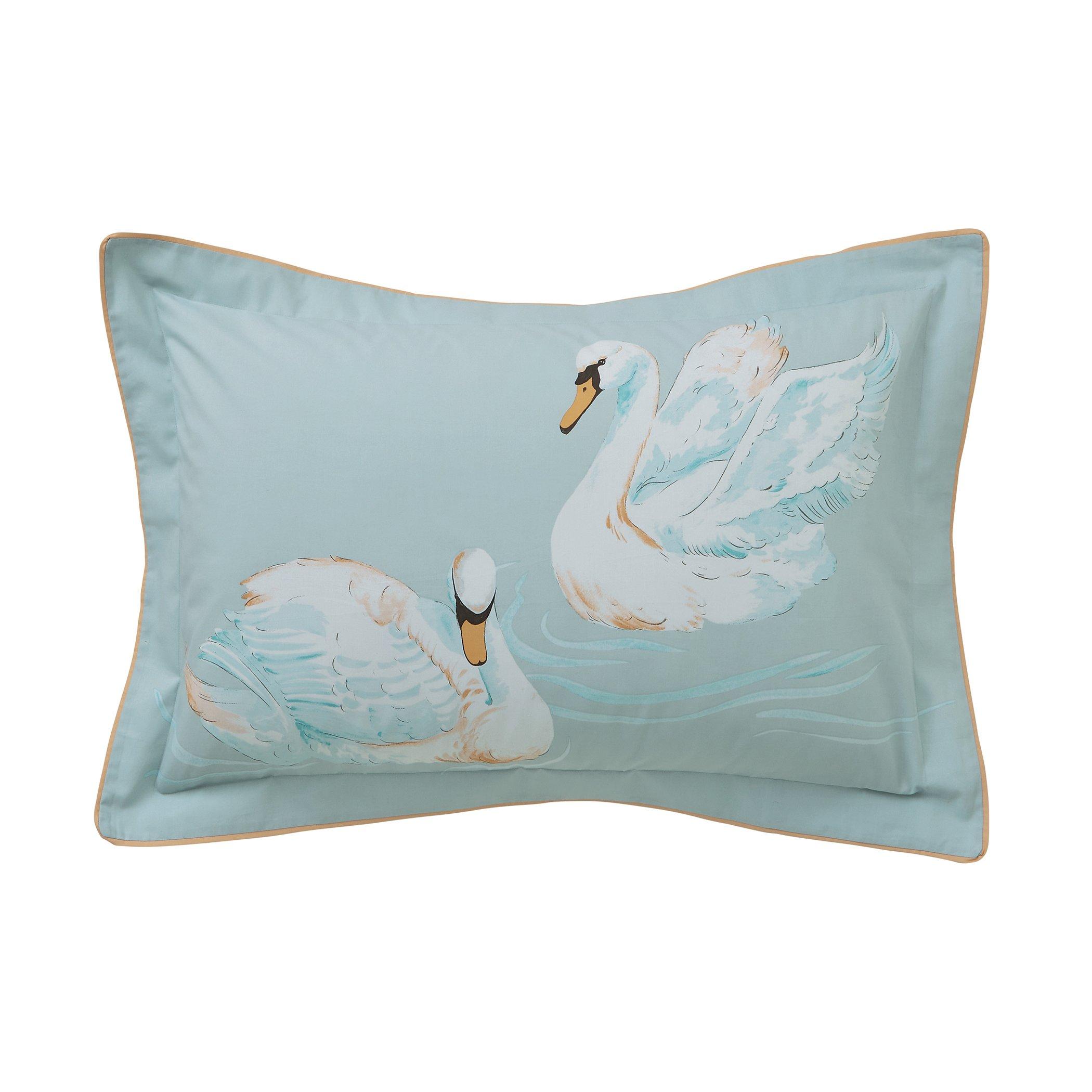 Aqua - Yvonne Ellen - Sister Swans Duvet Cover Set - 4