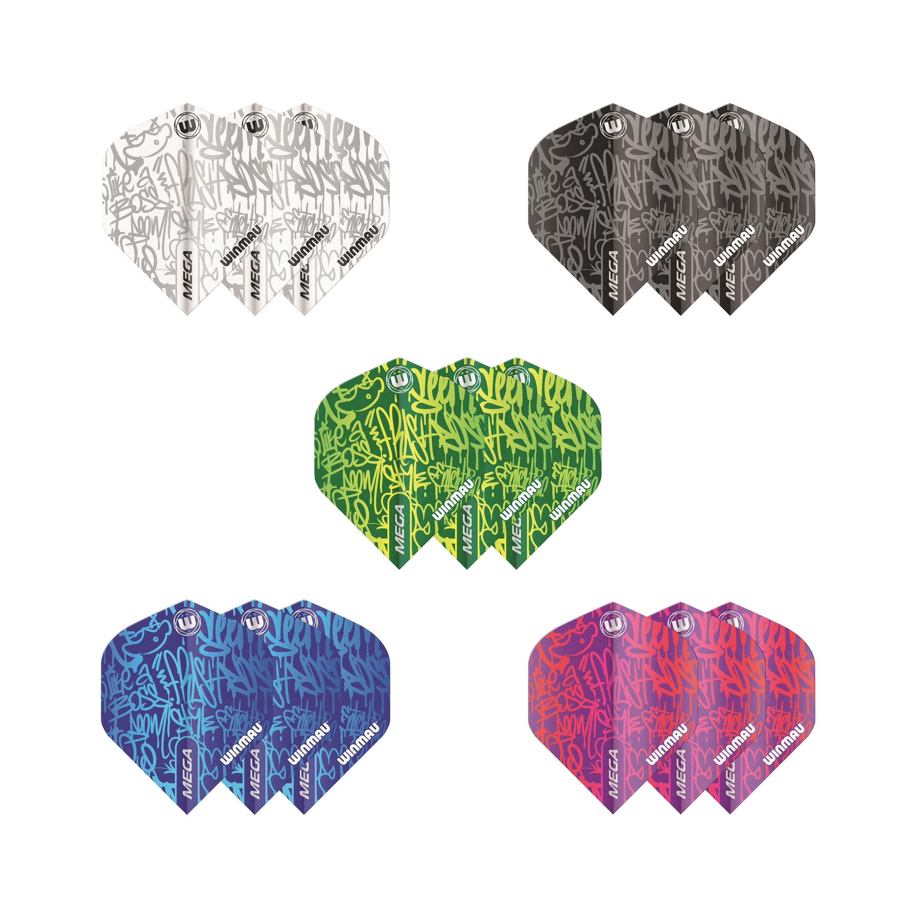 Multi - Winmau - Standard Flights Darts Accessories - 3