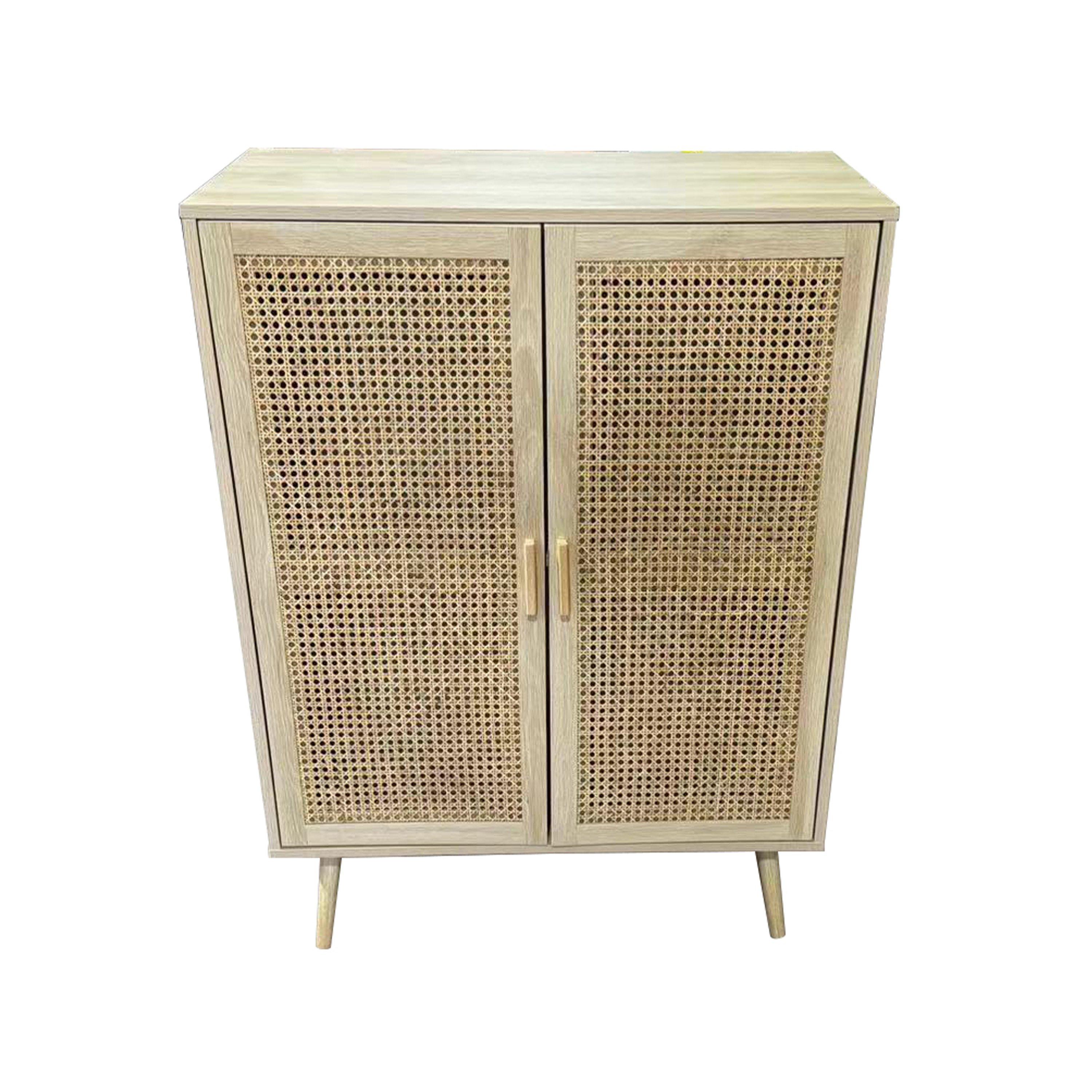 Brown - Homelife - Rattan Cabinet and Sideboard - 1