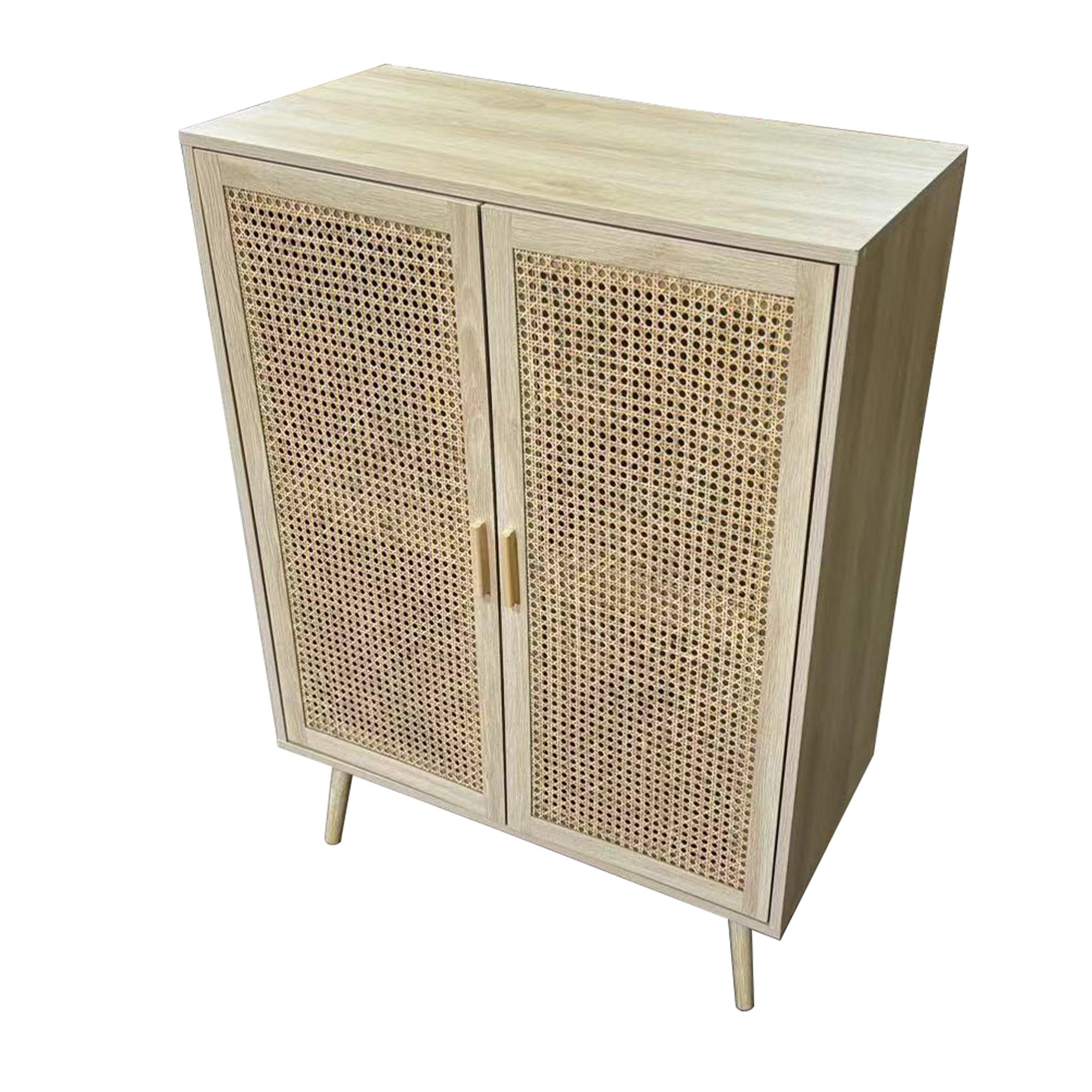 Brown - Homelife - Rattan Cabinet and Sideboard - 2