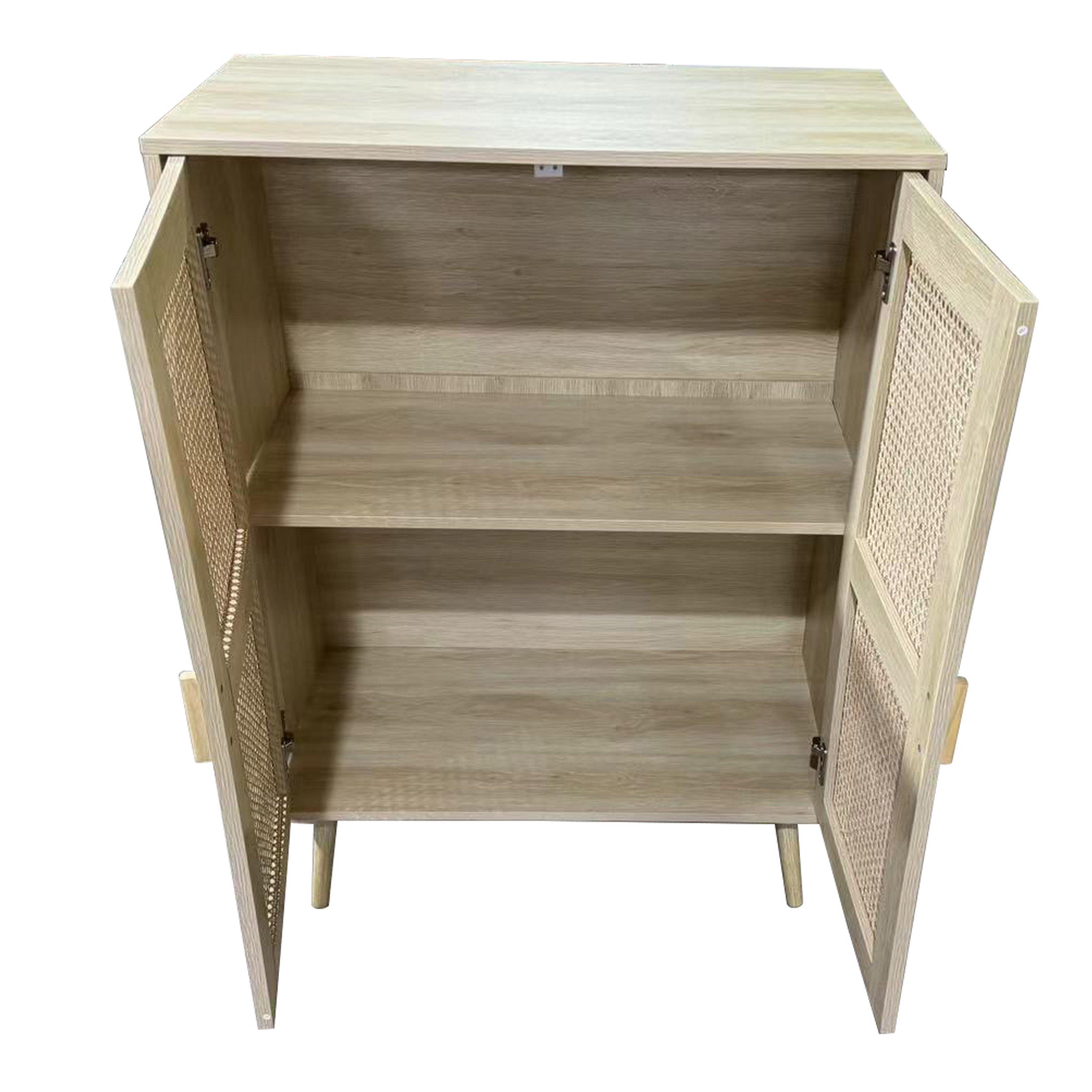 Brown - Homelife - Rattan Cabinet and Sideboard - 3