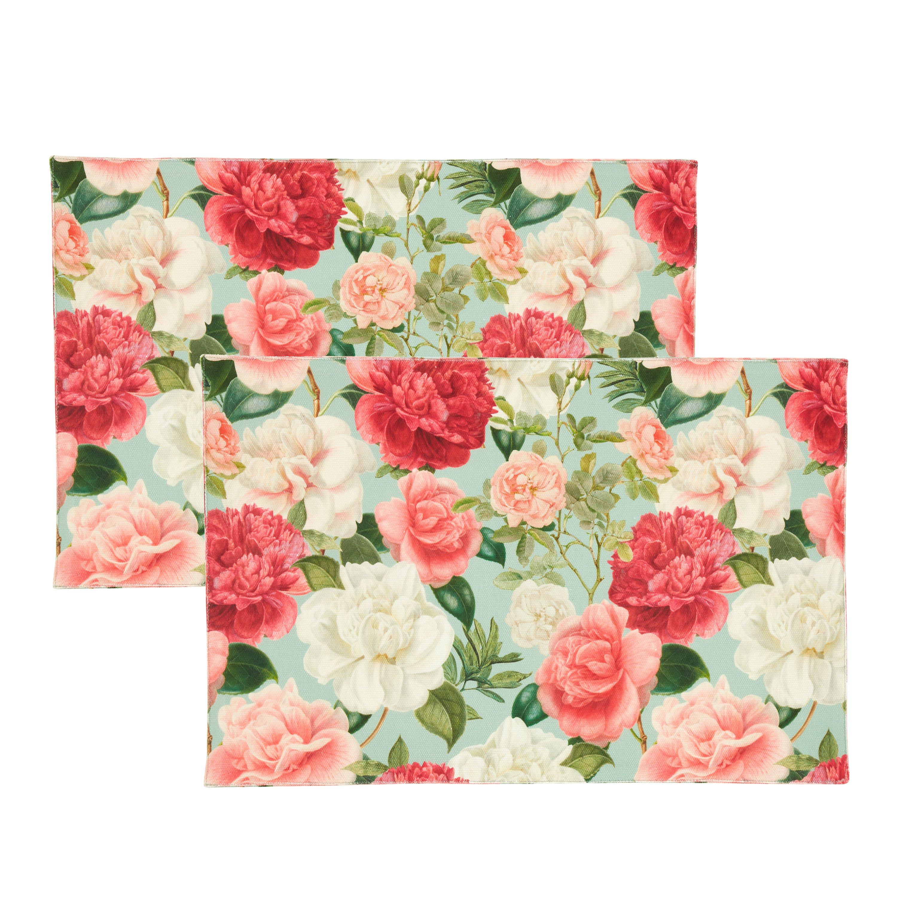 Green/Pink - RHS - Placemats - 4