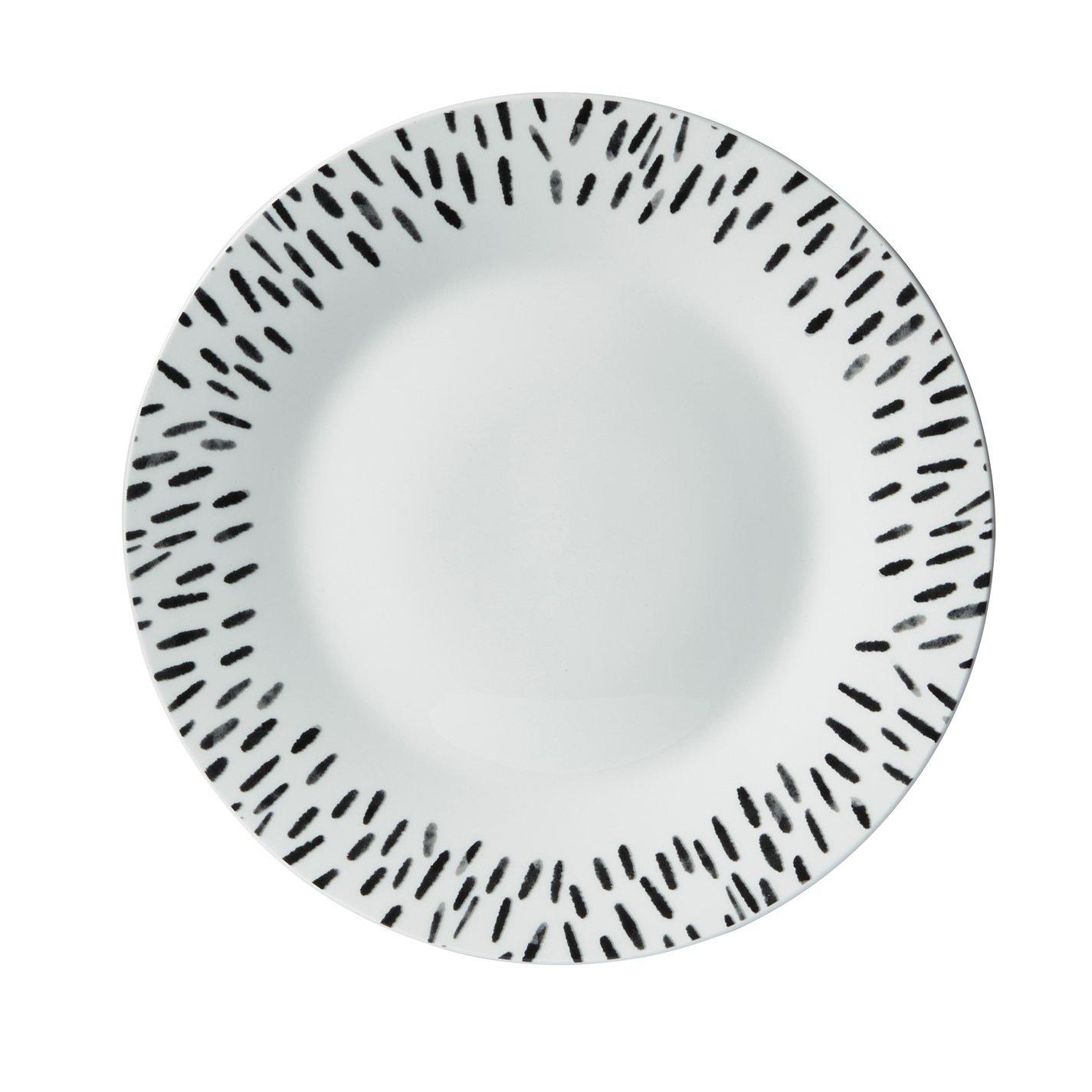 Weiß - Biba - Piece Spot Porcelain Dinner Set - 2