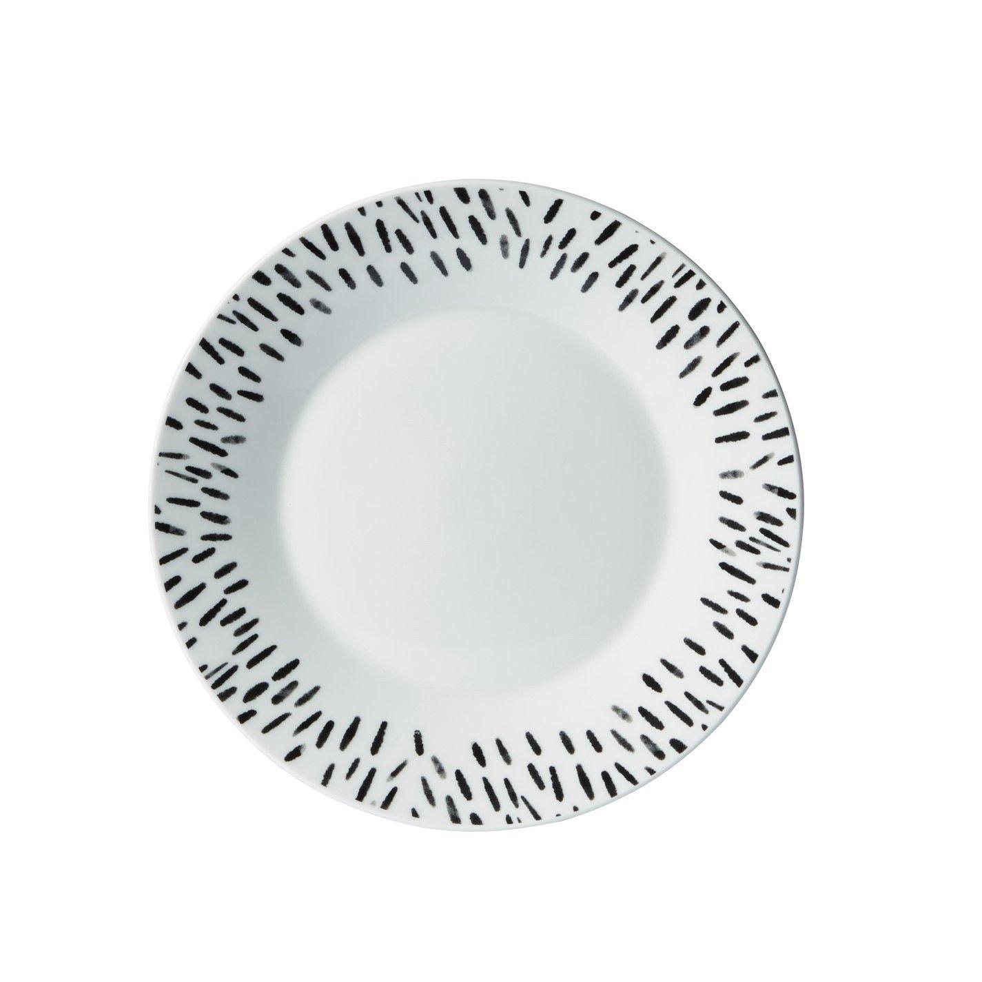 Weiß - Biba - Piece Spot Porcelain Dinner Set - 3