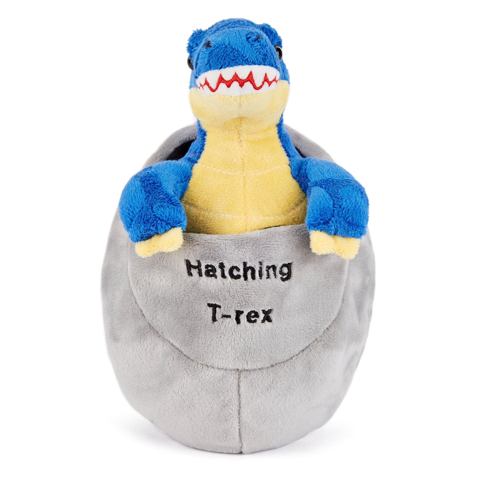 Zappi Co  Infant Team T-Rex Hatching Soft Toy 22 Cm - 