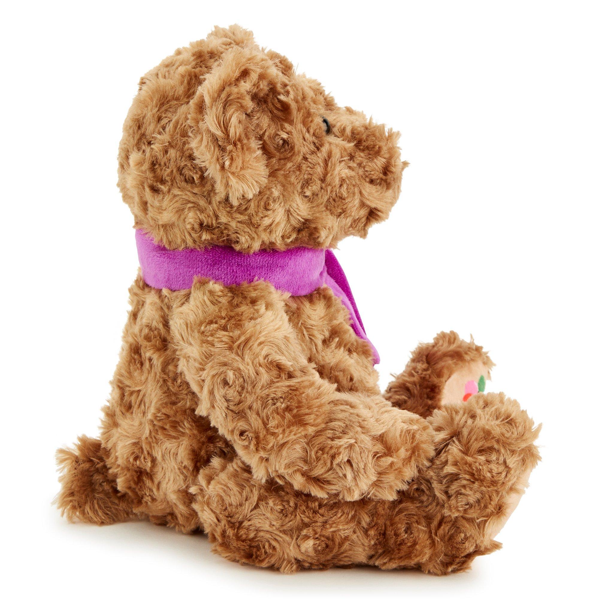Brown - Zappi Co - Zappi Co Happy Birthday Classic Bear Soft Toy 25 cm - 3