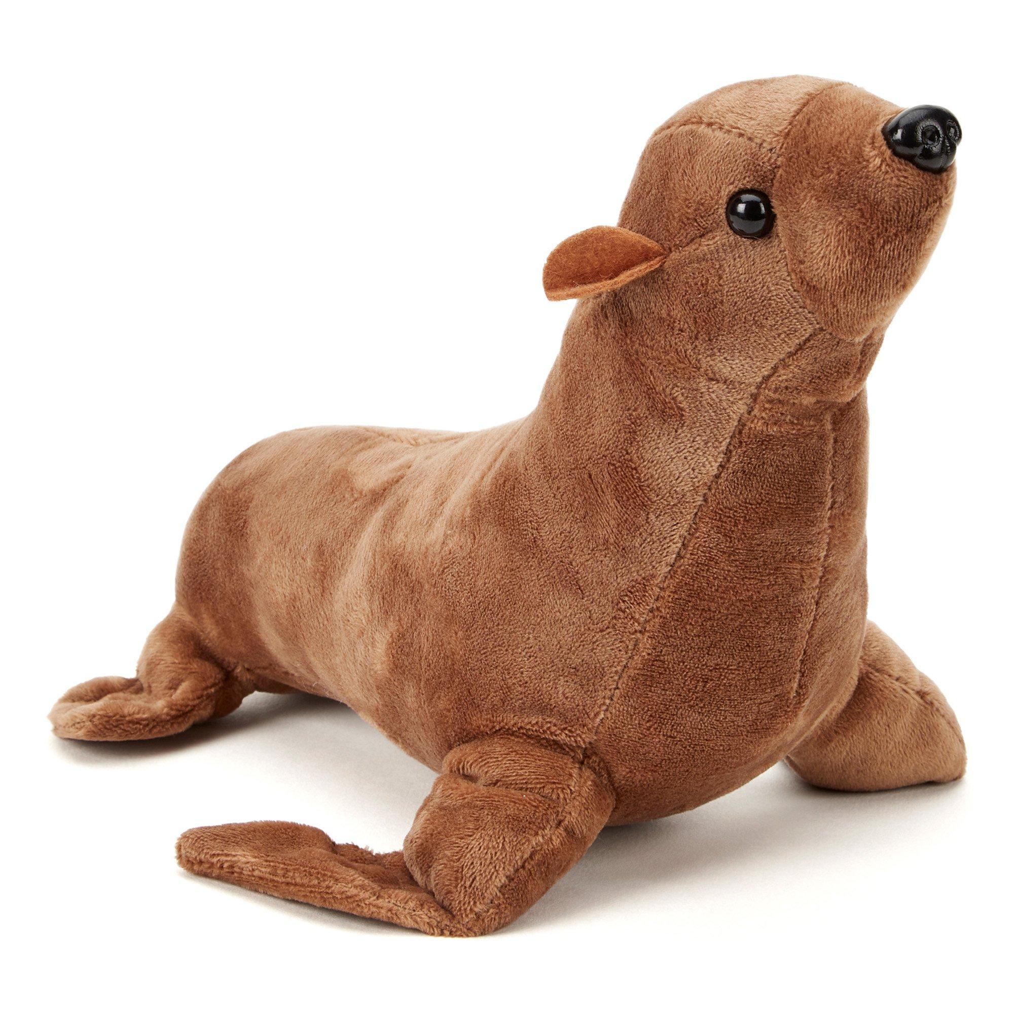 Zappi Co  Infant Team California Sea Lion Soft Toy 22 Cm Eco - Brown