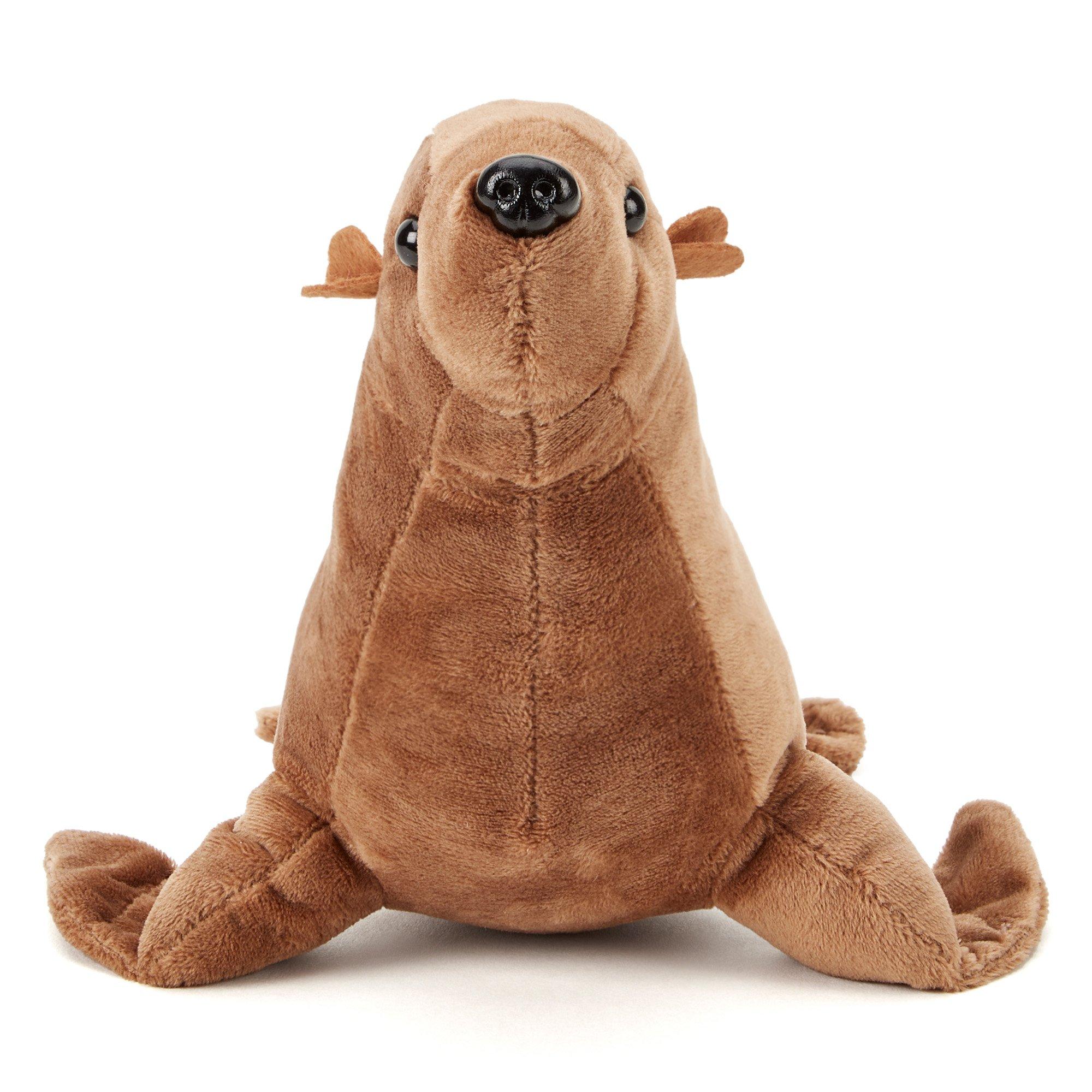 Brown - Zappi Co - Zappi Co California Sea Lion Soft Toy 22 cm ECO - 2