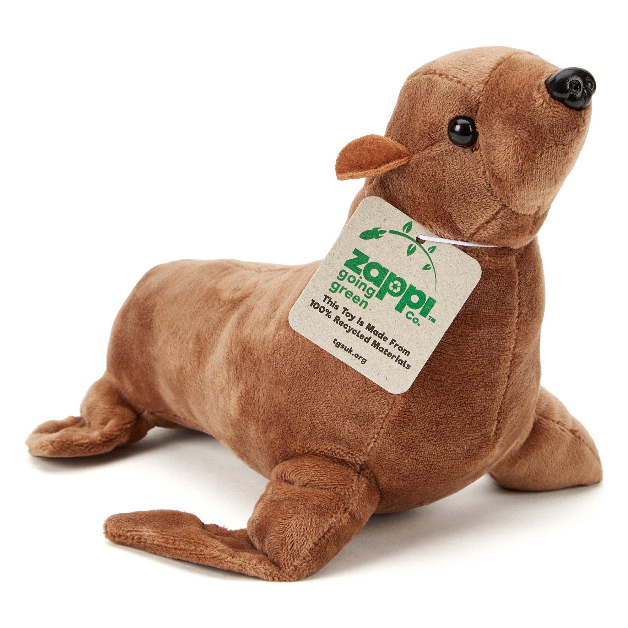 Brown - Zappi Co - Zappi Co California Sea Lion Soft Toy 22 cm ECO - 5