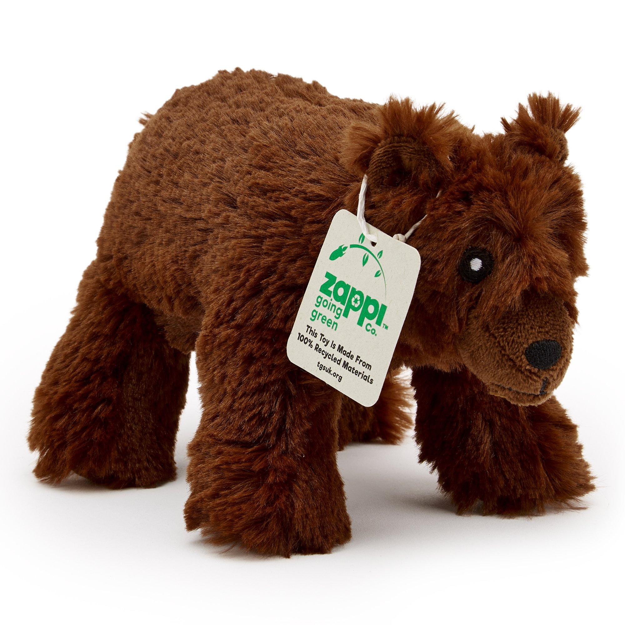 Brown - Zappi Co - Zappi Co Bear Soft Toy 21 cm ECO - 5
