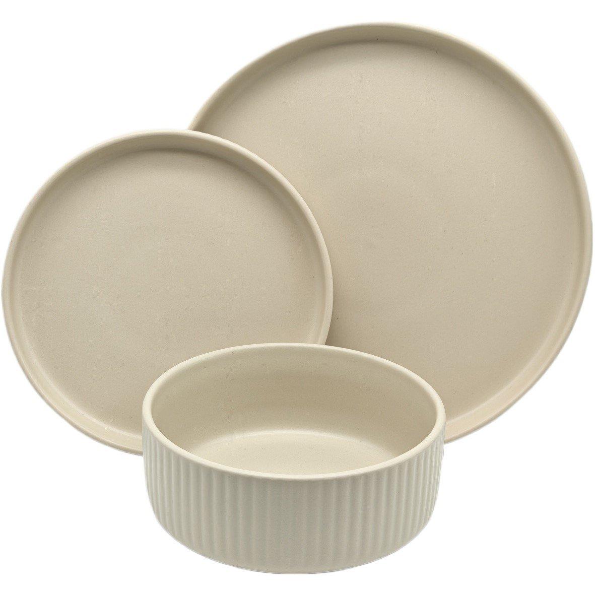 Sten Beige - Biba - 12pc Dinner Set