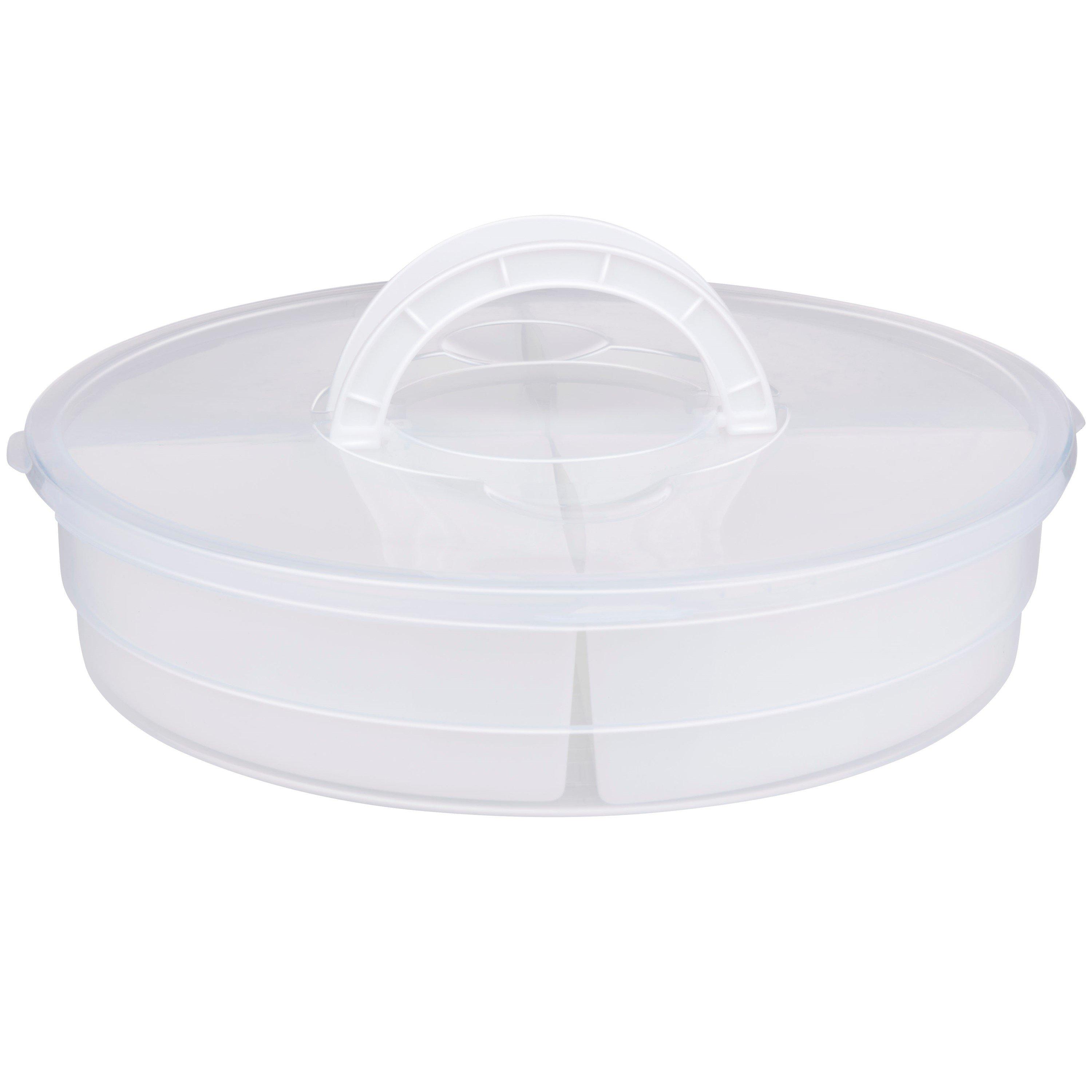 Meerkleurig - Alpina - ALPINA Round Storage Box with 4 Compartments 30.5cm - 4